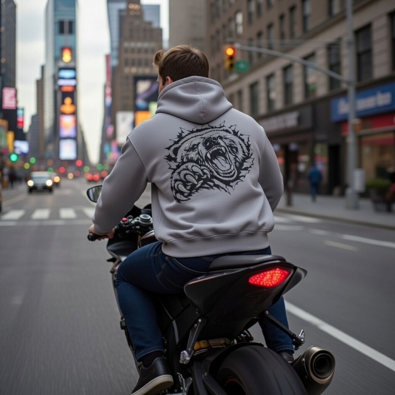 Attack Bear Hoodie – Cold Weather Adventure &amp; Outdoor Hoodie