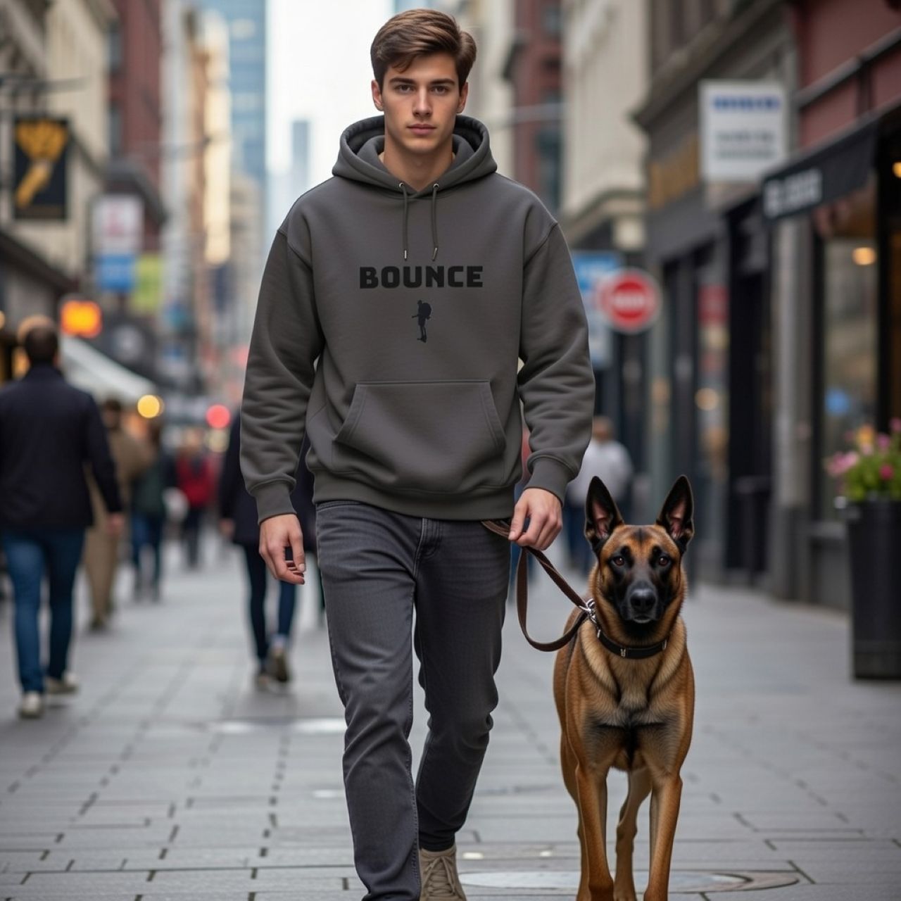 Blacked Out Bounce Hoodie – Low-Profile Tactical &amp; Outdoor Hoodie