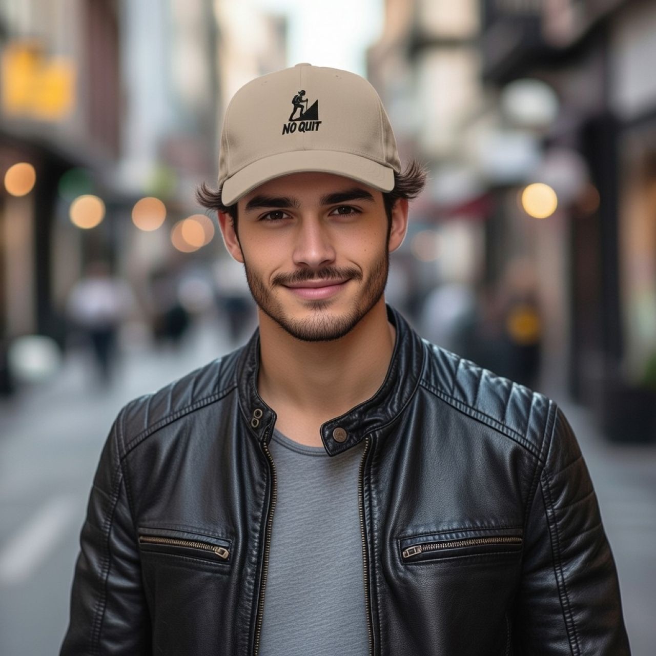 No Quit Structured Cap – Performance Hat for Outdoor &amp; Athletic Wear product thumbnail image