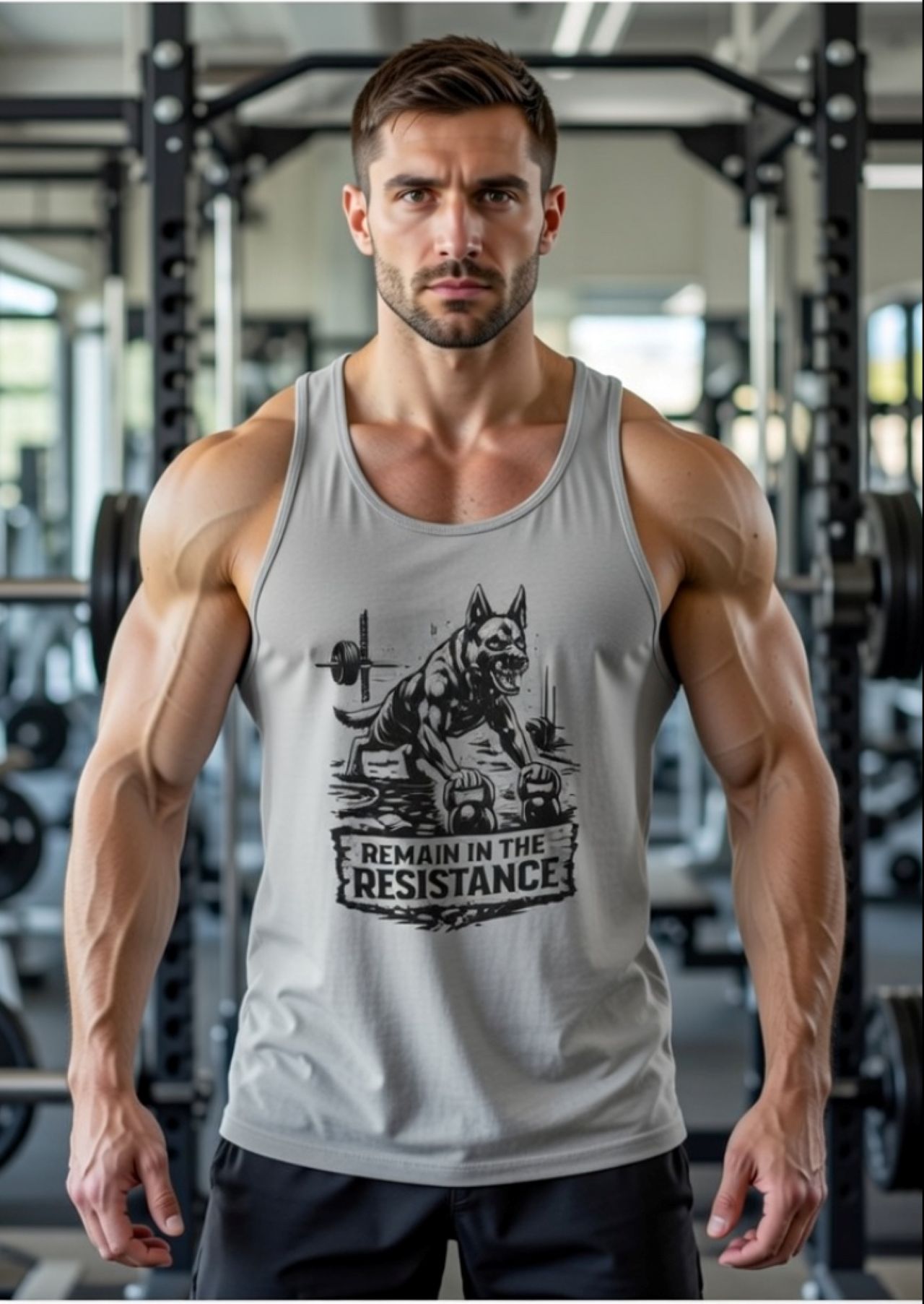 Remain in the Resistance Tank – Belgian Malinois Vigilance Meets Everyday Grind product thumbnail image Remain in the Resistance Tank – Belgian Malinois Vigilance Meets Everyday Grind product thumbnail image