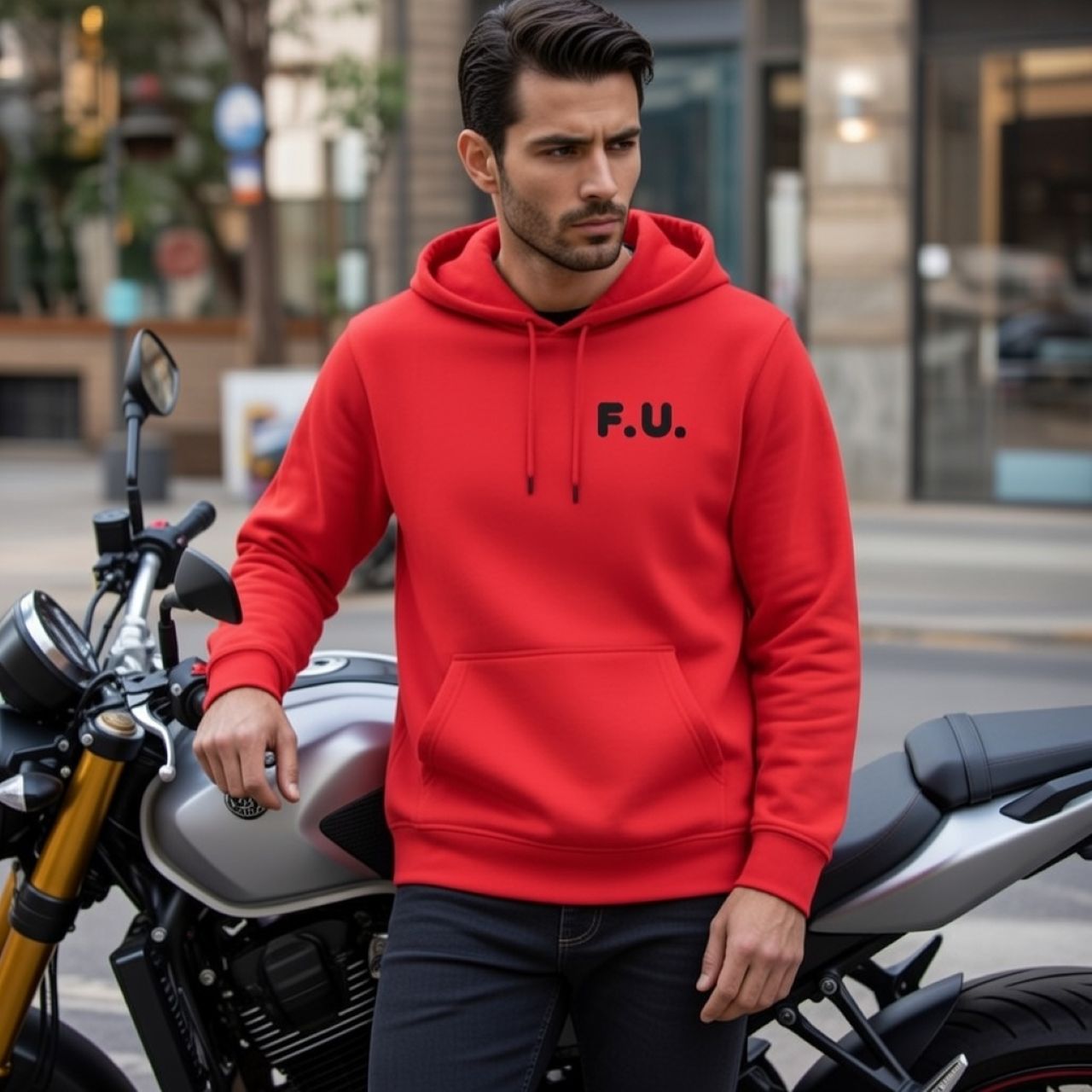 F.U. Hoodie – Big Ugly Line Men’s Heavyweight Hoodie