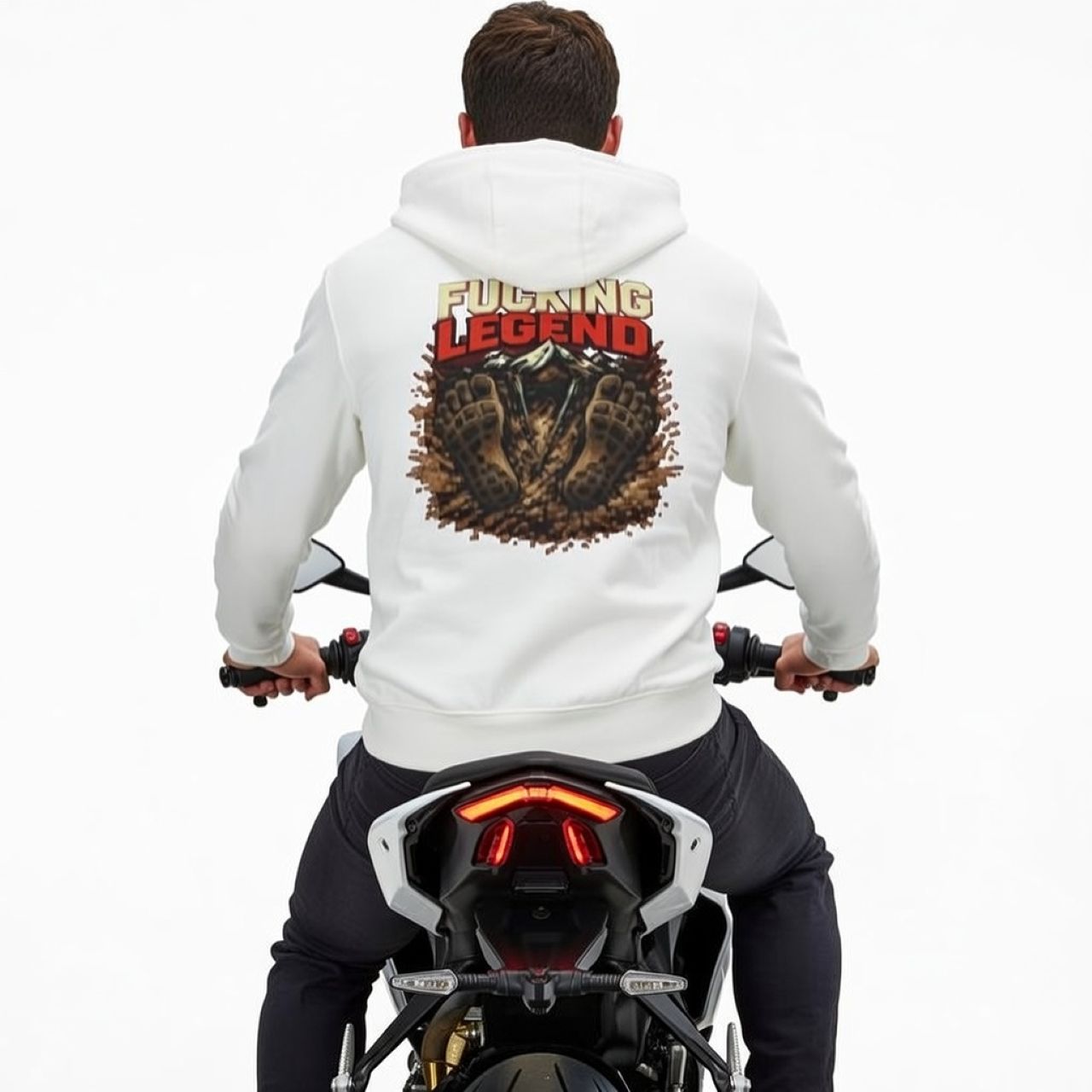 Fucking Legend Hoodie – Graphic Midweight Streetwear Hoodie product thumbnail image