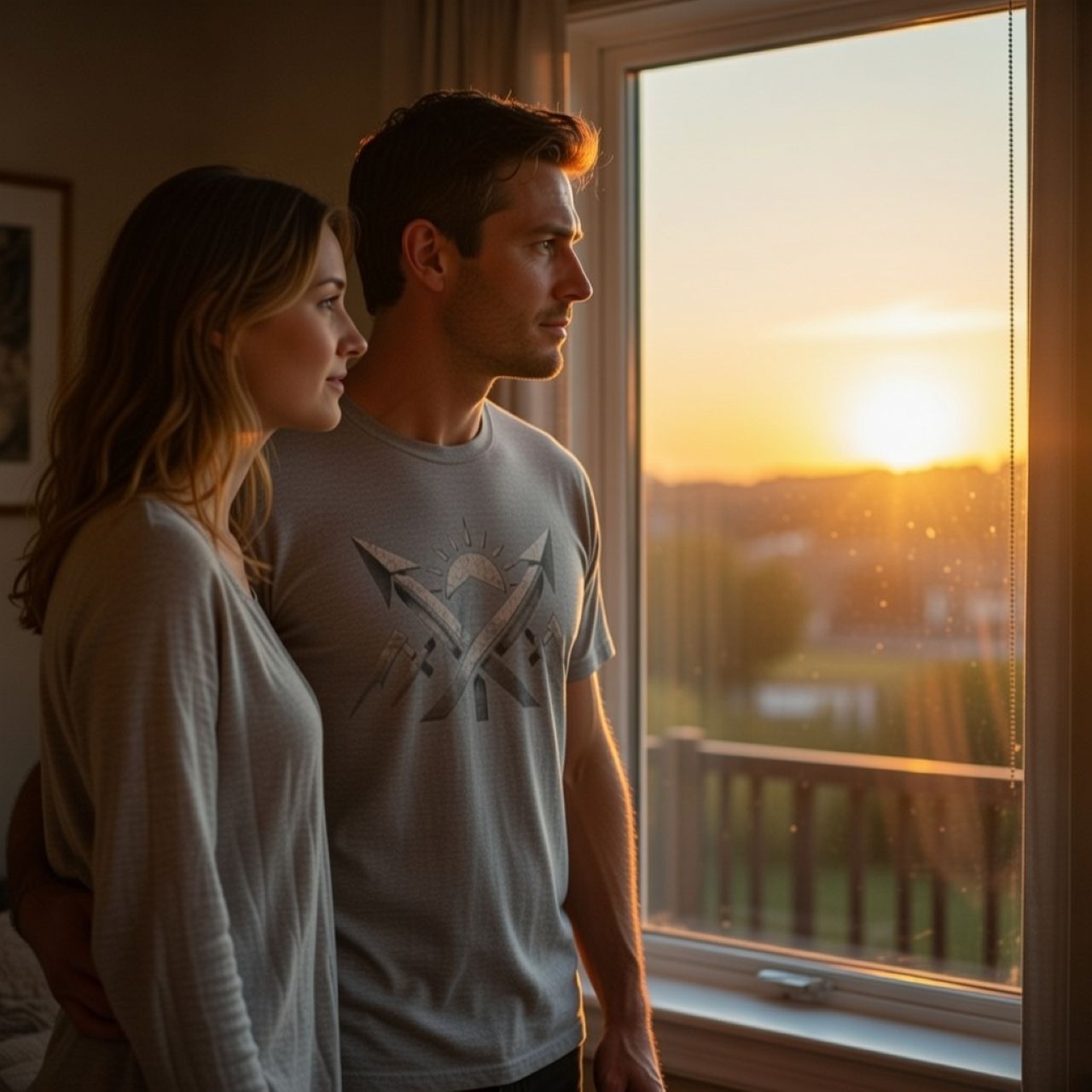 Sunrise Mountain Tee – Organic Cotton Outdoor &amp; Adventure T-Shirt product thumbnail image