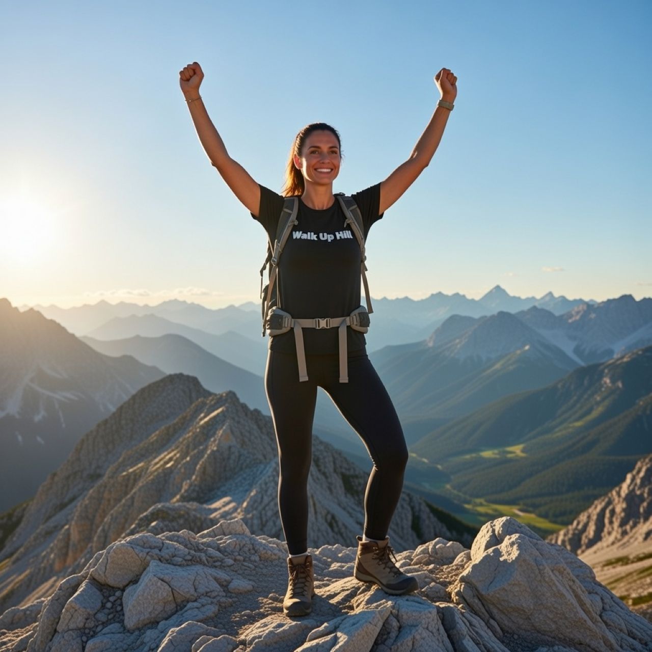 Walk Up Hill Tee – Vintage-Inspired Outdoor & Lifestyle T-Shirt product thumbnail image Walk Up Hill Tee – Vintage-Inspired Outdoor & Lifestyle T-Shirt product thumbnail image