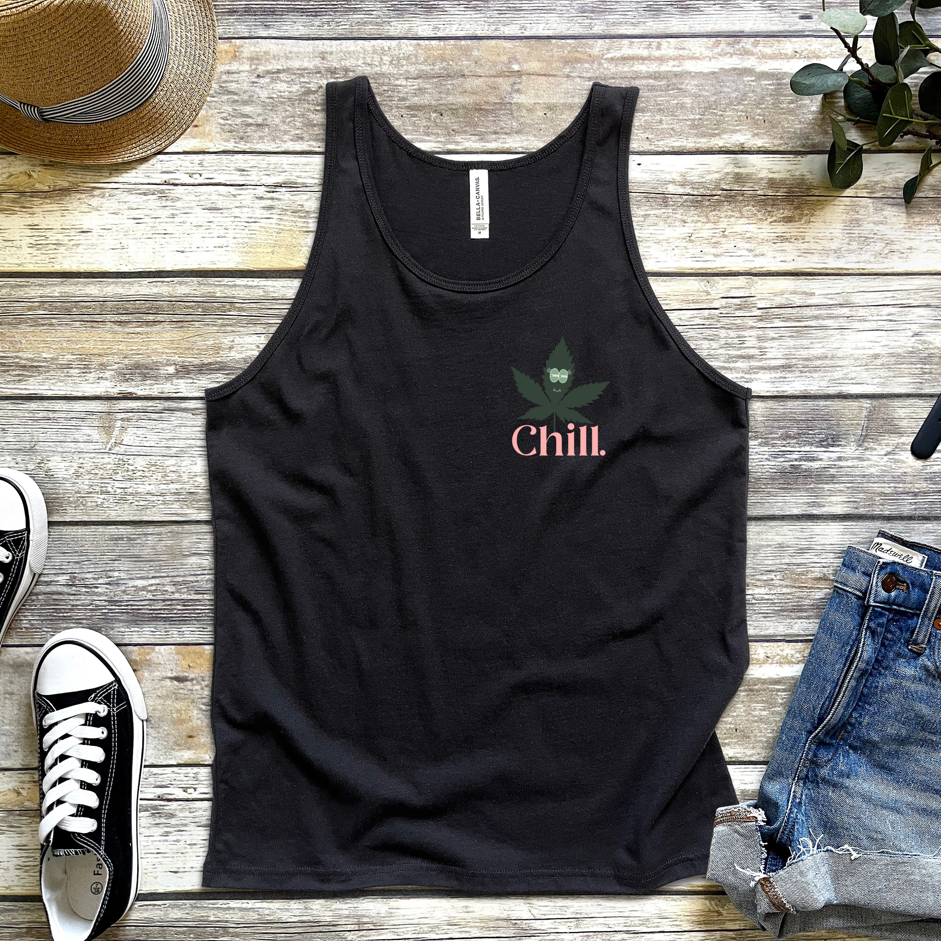 'Chill' unisex jersey tank product thumbnail image 'Chill' unisex jersey tank product thumbnail image