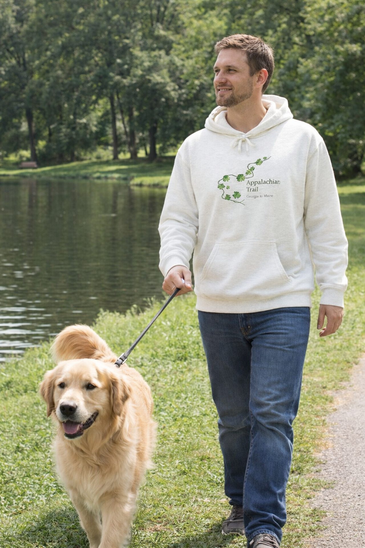 Appalachian Trail St. Paddy’s Day Hoodie – Leafy Hiking Graphic Pullover | Relaxed Outdoor Crewneck product thumbnail image Appalachian Trail St. Paddy’s Day Hoodie – Leafy Hiking Graphic Pullover | Relaxed Outdoor Crewneck product thumbnail image