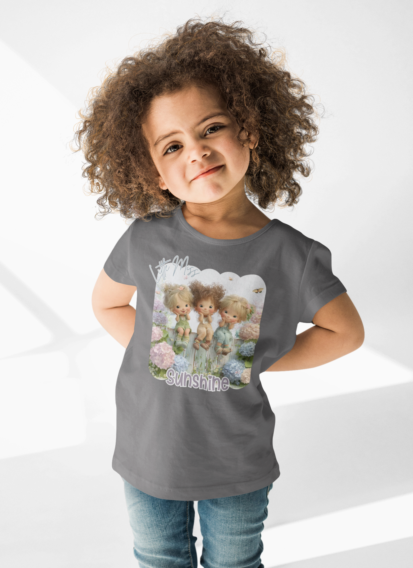 Little Miss Sunshine Toddler Girl T-Shirt | Cute Sunshine Shirt for Girls | Spring Summer Kids Tee | Happy Toddler Graphic Tee | Gift for Little Girl product thumbnail image
