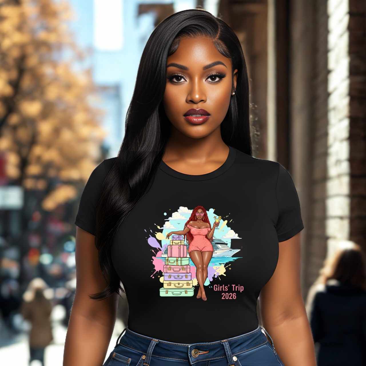 Girls’ Trip 2026 Tee – Vacation Vibes, Everyday Comfort product thumbnail image