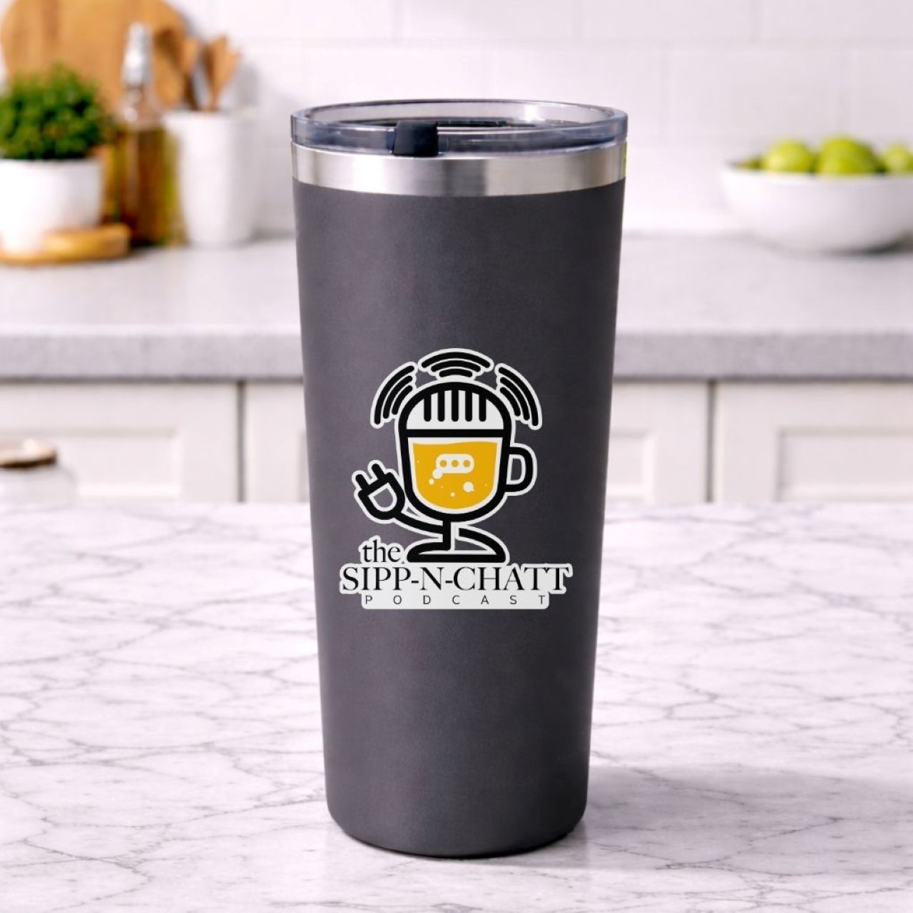 Sipp-N-Chatt Copper Vacuum Insulated Tumbler – Multi-Color Logo product thumbnail image