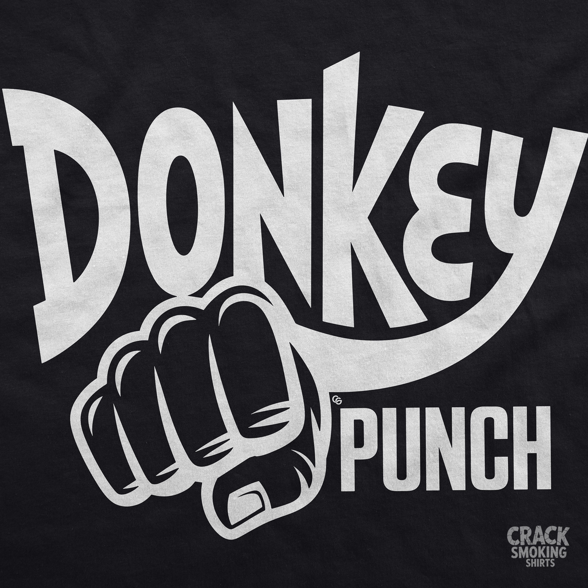 Donkey Punch  – Bold Punch Logo Humor Shirt Retro Unisex T-Shirt product thumbnail image