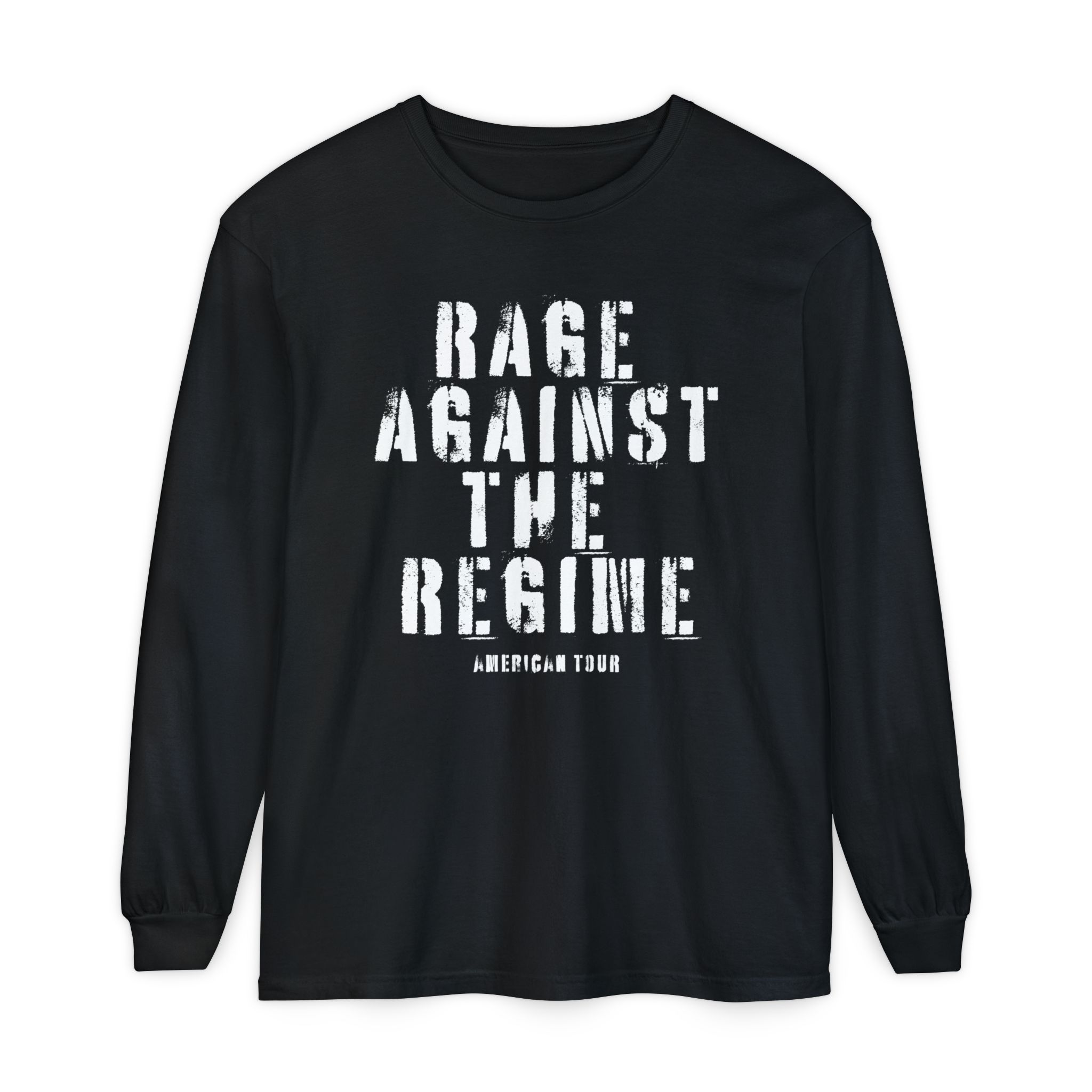 RAGE AGAINST THE REGIME AMERICAN TOUR LONG SLEEVE TSHIRT product thumbnail image RAGE AGAINST THE REGIME AMERICAN TOUR LONG SLEEVE TSHIRT product thumbnail image