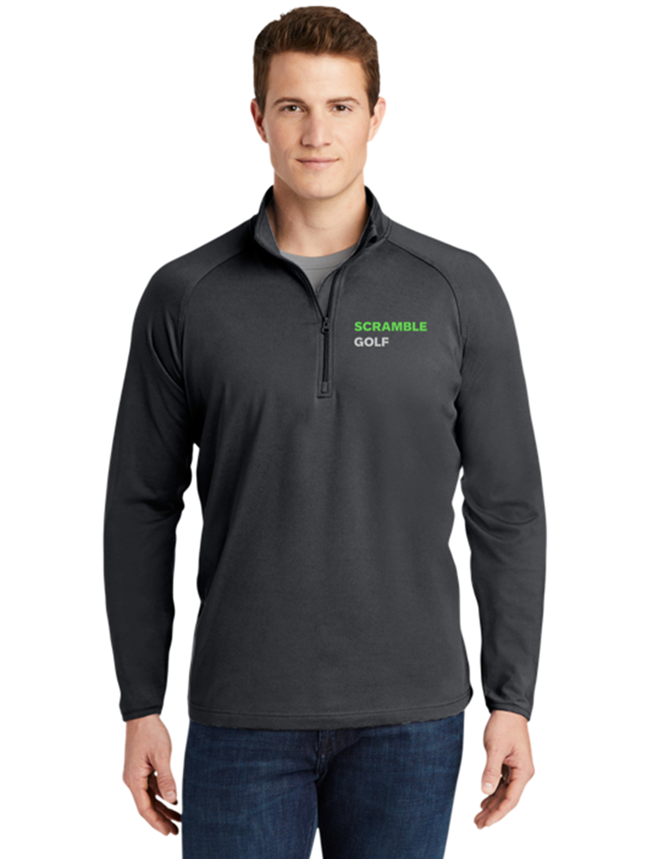 Embroidered Quarter-Zip Pullover – Performance Sport-Wick Men’s Pullover product thumbnail image Embroidered Quarter-Zip Pullover – Performance Sport-Wick Men’s Pullover product thumbnail image