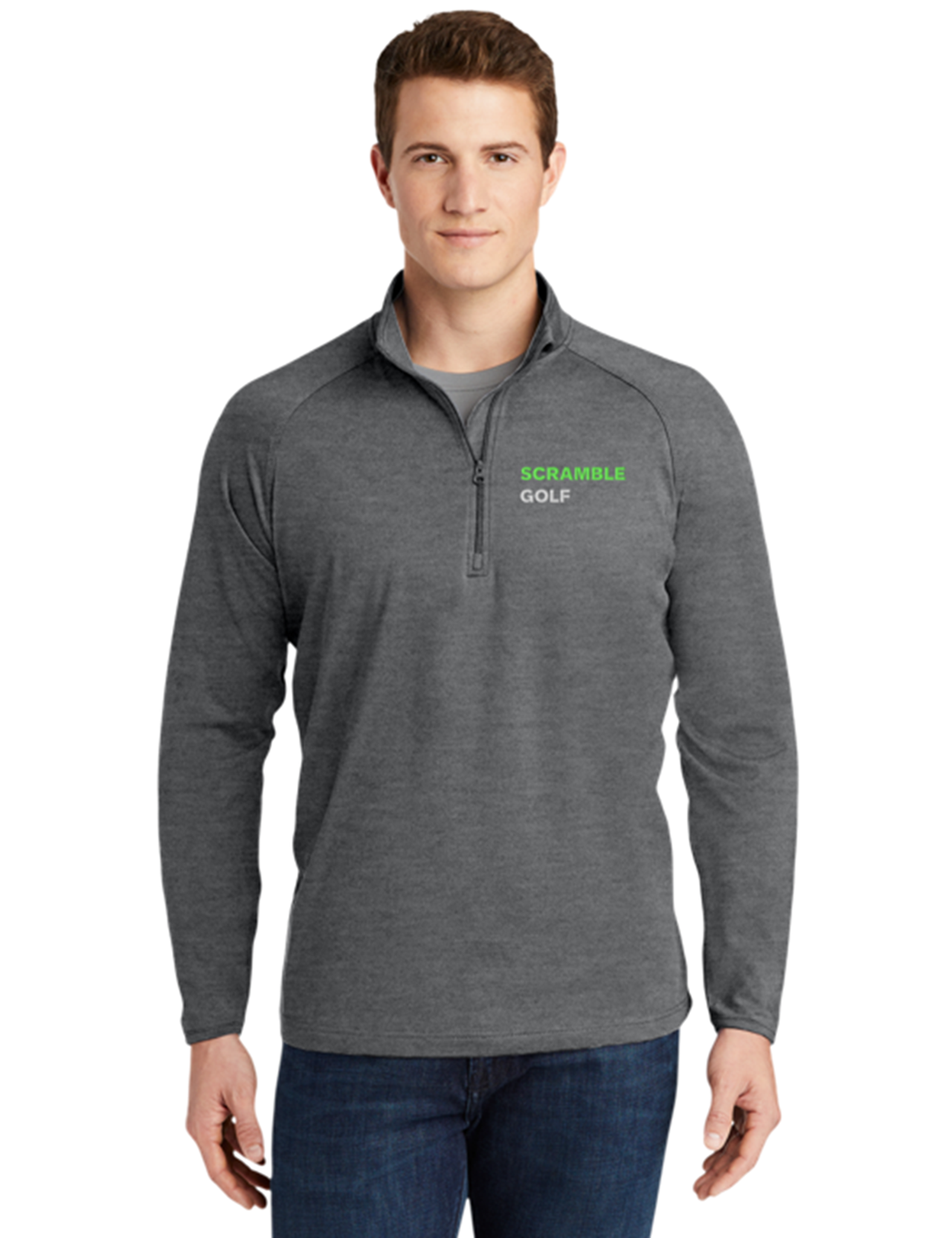 Embroidered Quarter-Zip Pullover – Performance Sport-Wick Men’s Pullover product thumbnail image Embroidered Quarter-Zip Pullover – Performance Sport-Wick Men’s Pullover product thumbnail image