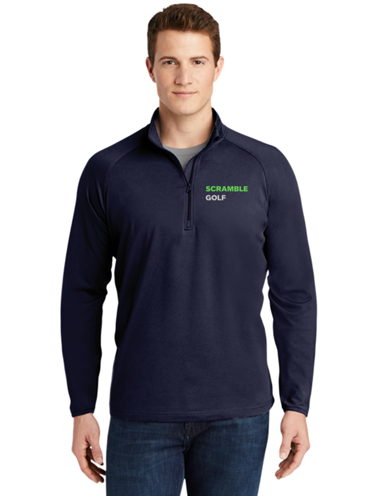 Embroidered Quarter-Zip Pullover – Performance Sport-Wick Men’s Pullover product thumbnail image Embroidered Quarter-Zip Pullover – Performance Sport-Wick Men’s Pullover product thumbnail image
