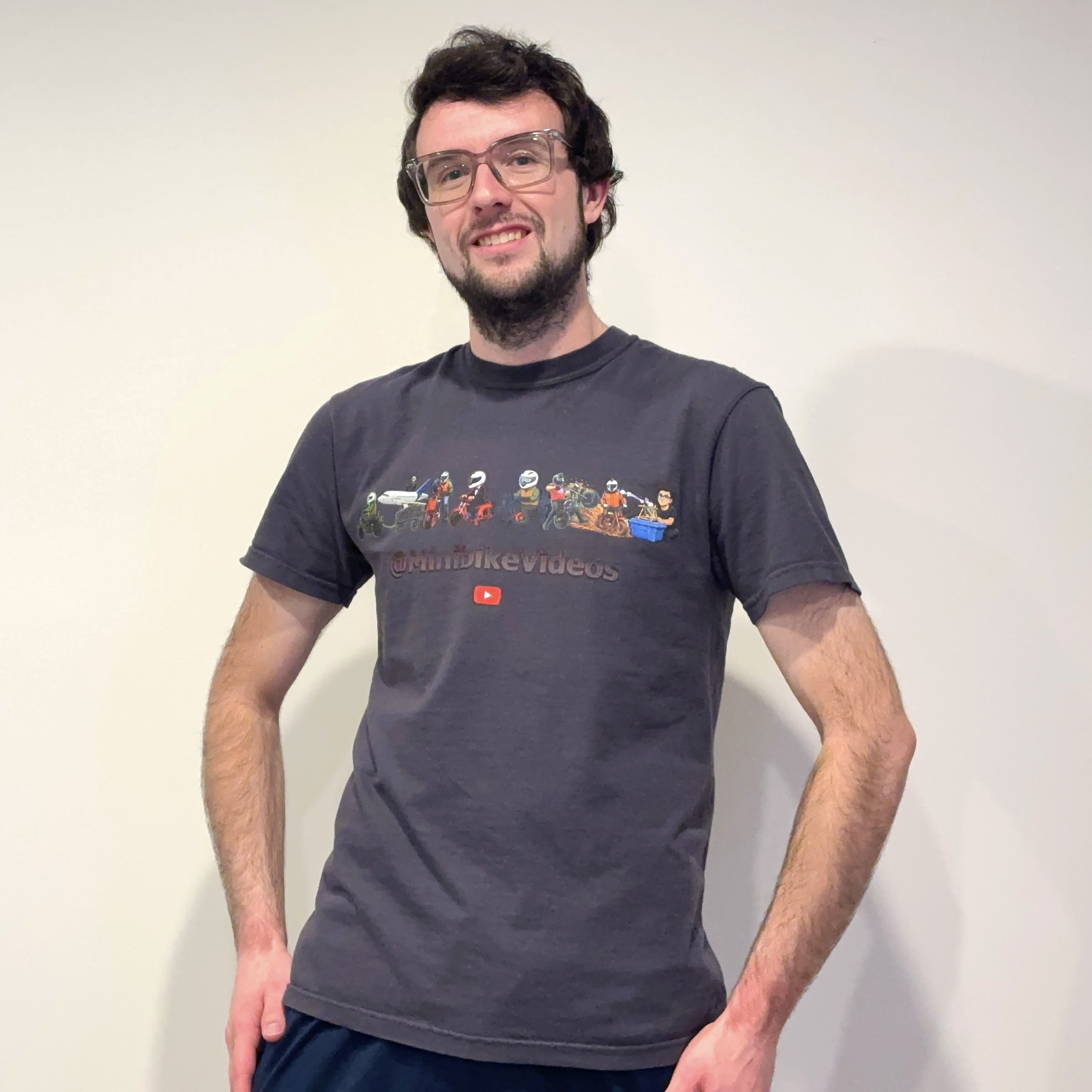 Minibike Riders Illustration T-shirt | Dirt Bike Cartoon Logo product thumbnail image Minibike Riders Illustration T-shirt | Dirt Bike Cartoon Logo product thumbnail image