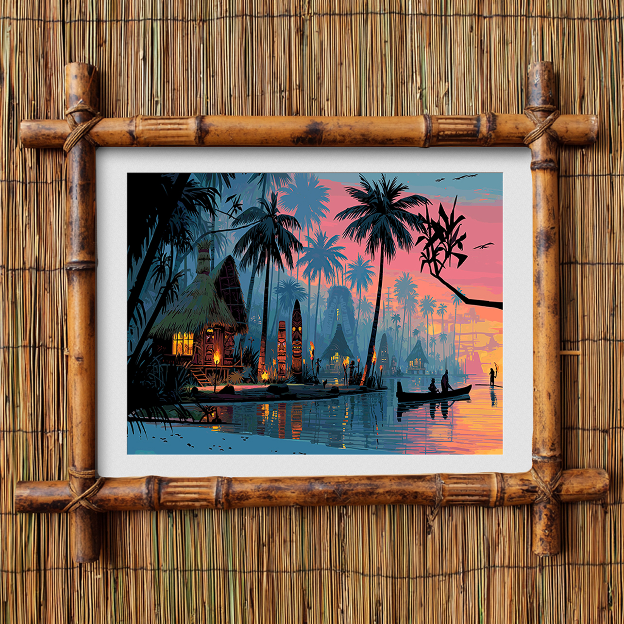 Ke'Aloha Bay - Giclée Print (white border) product thumbnail image