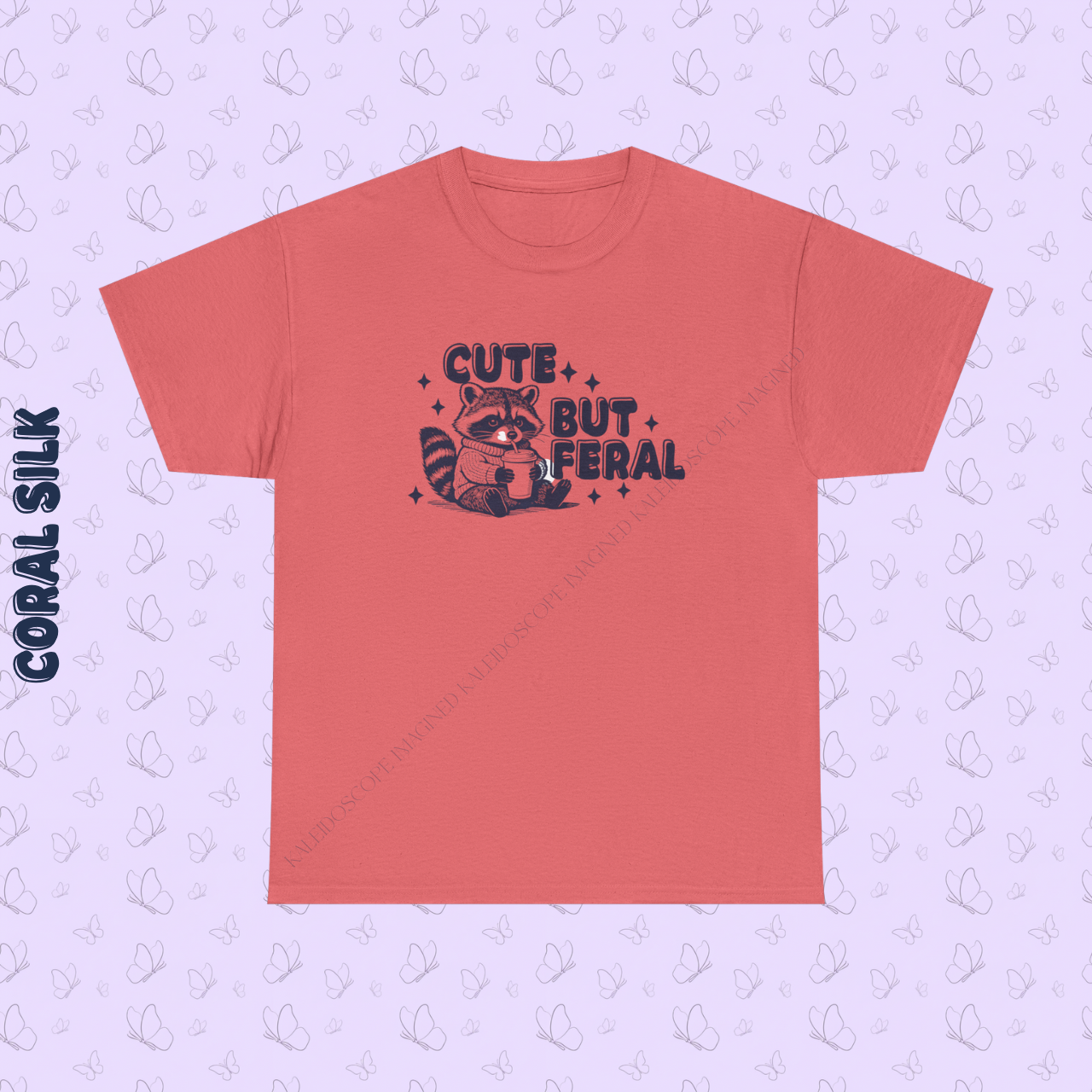 Cute But Feral Raccoon T-Shirt product thumbnail image