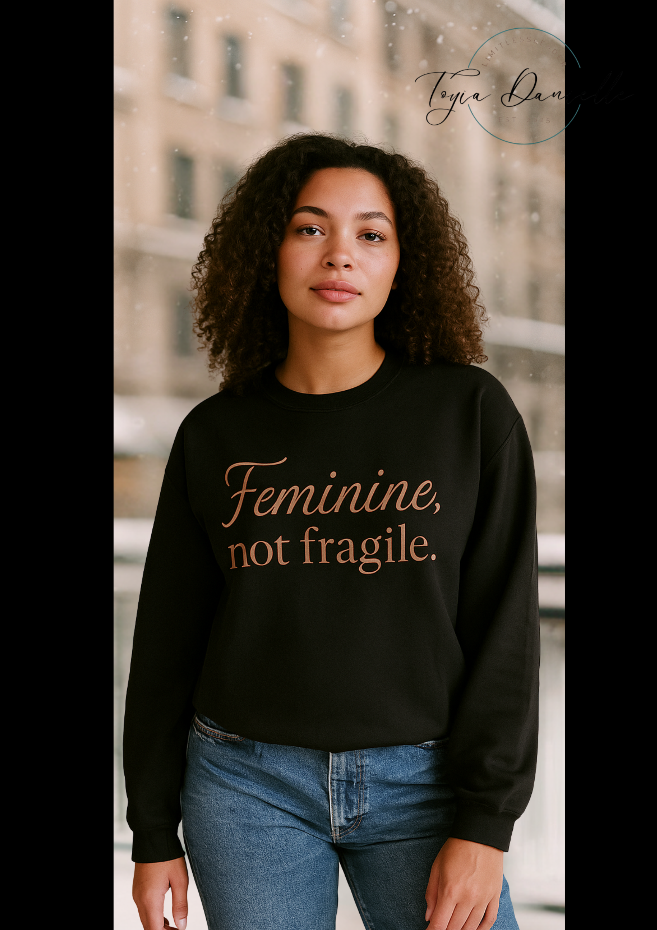 "Not Fragile" Crewneck Sweatshirt — Grace &amp; Growth Signature Series