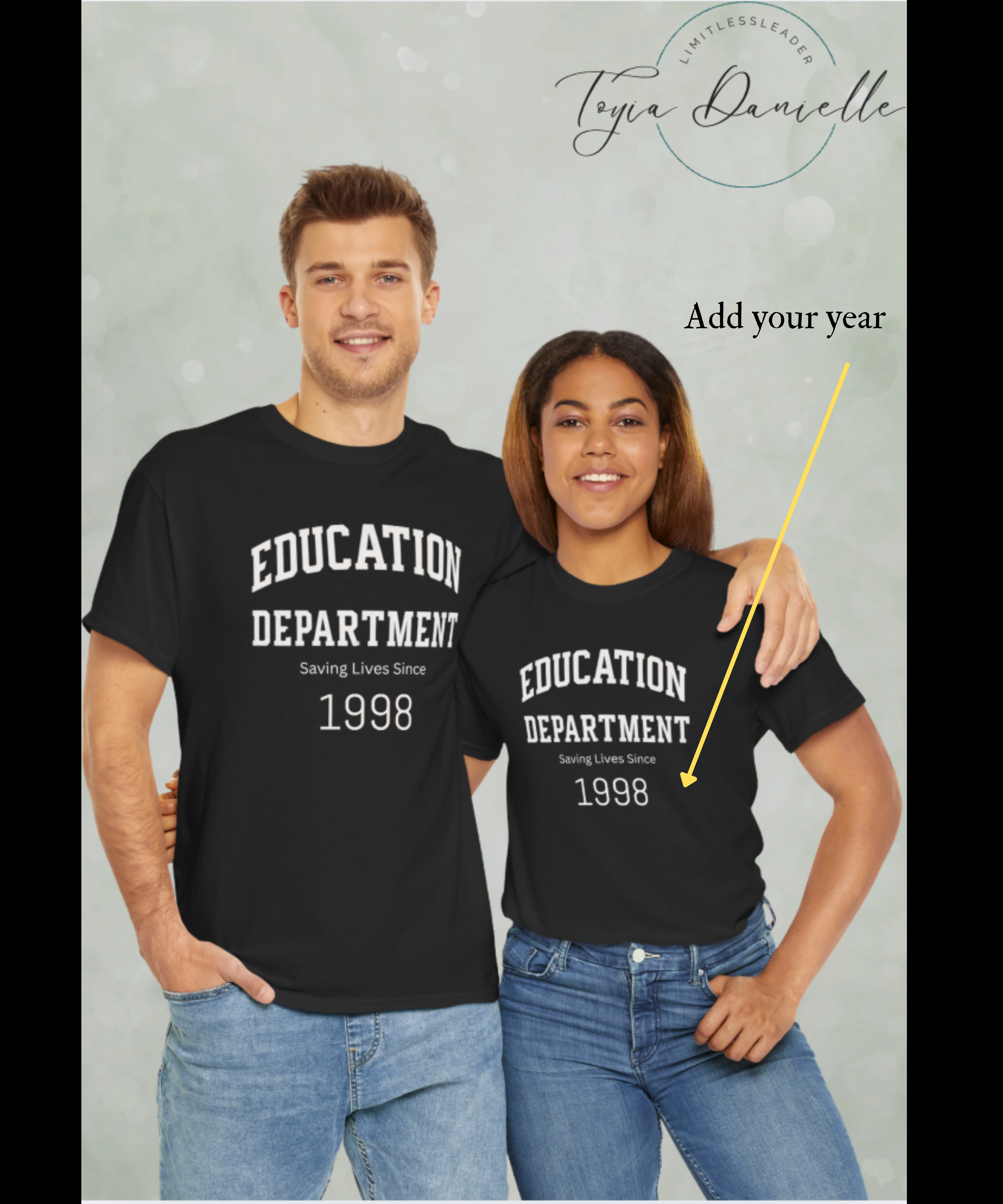 Education Department Customizable Unisex Tee - The Edgy Educator's Series product thumbnail image Education Department Customizable Unisex Tee - The Edgy Educator's Series product thumbnail image