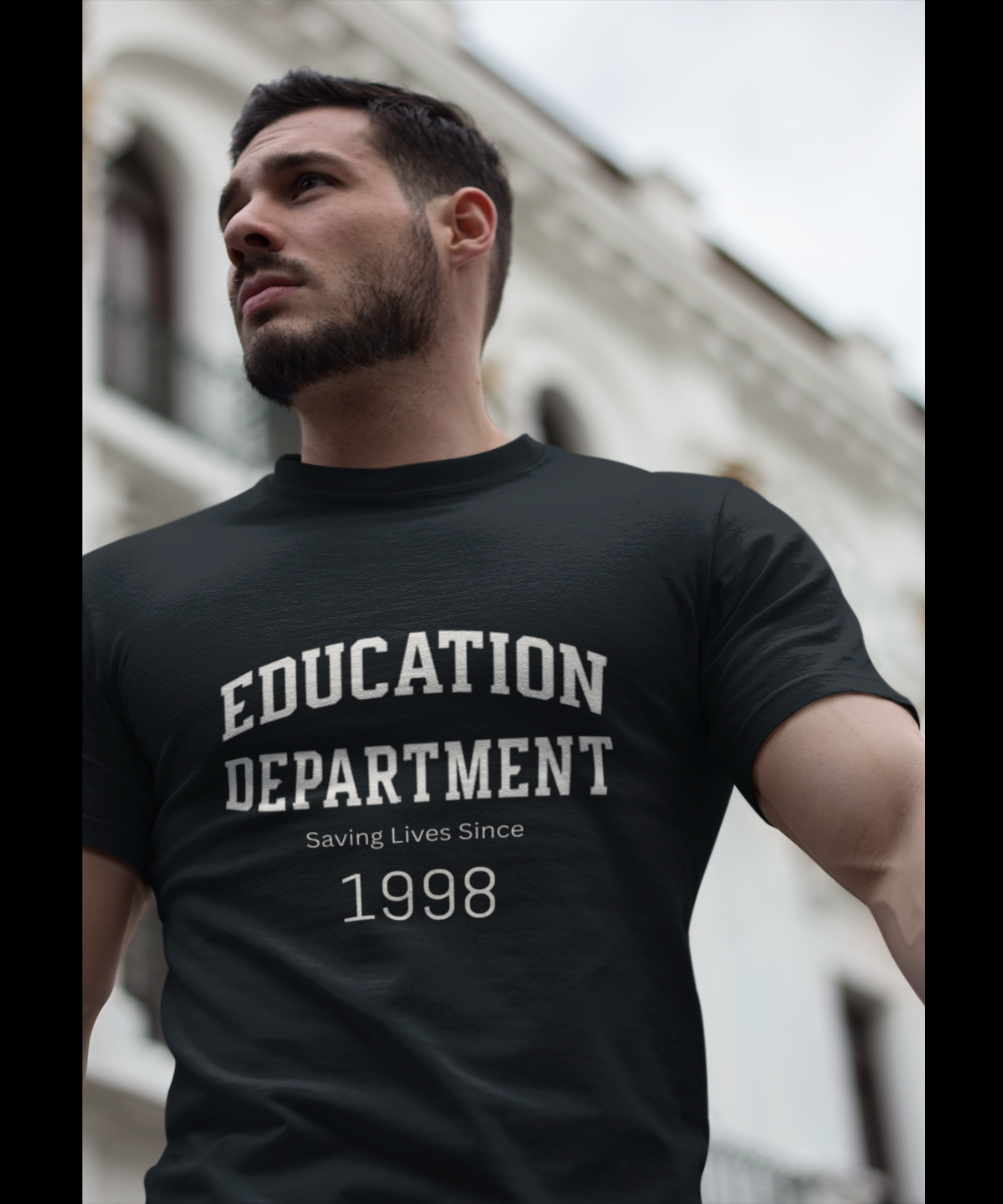 Education Department Customizable Unisex Tee - The Edgy Educator's Series