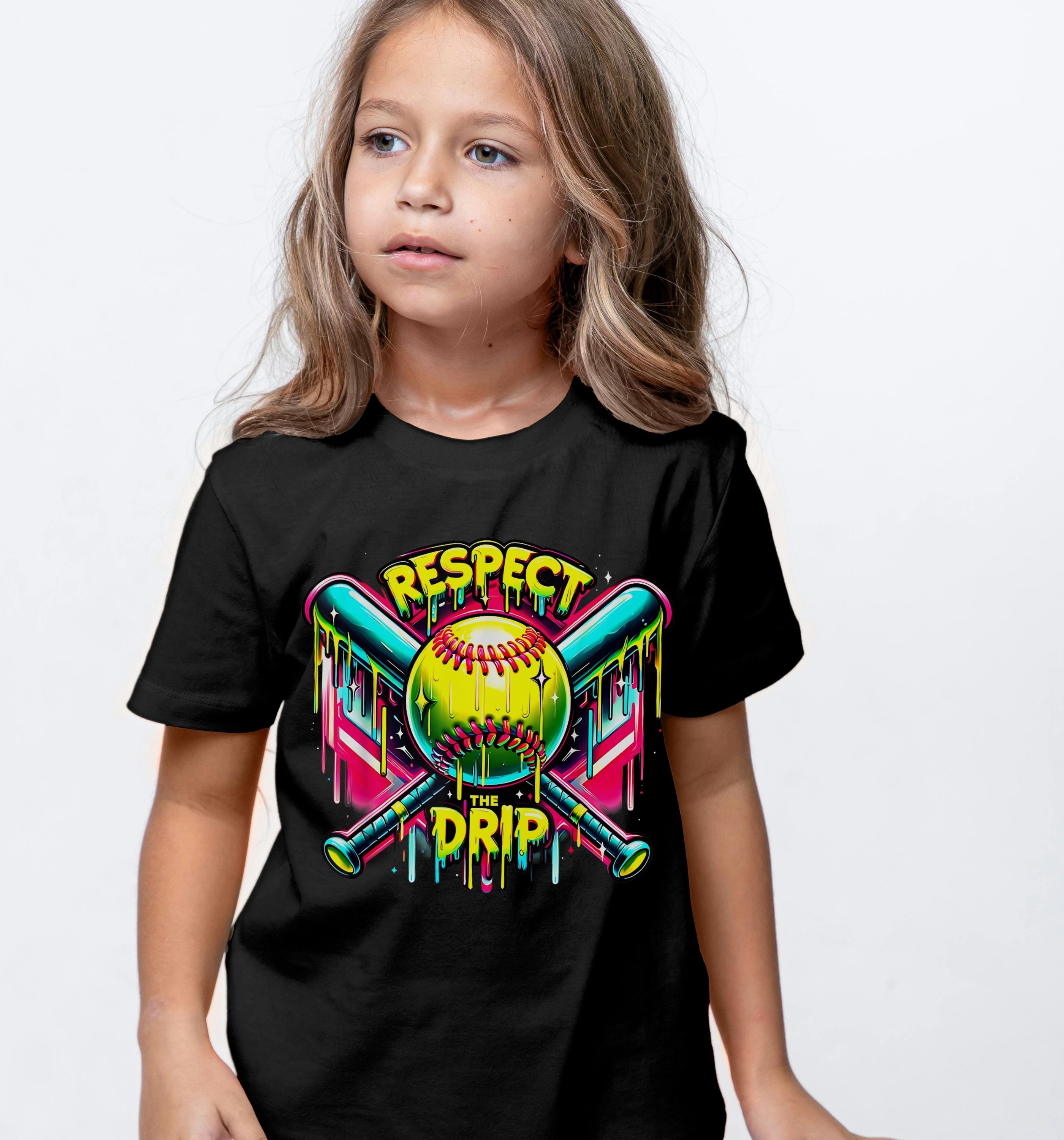 Youth Tee "Respect The Drip" Softball  product thumbnail image