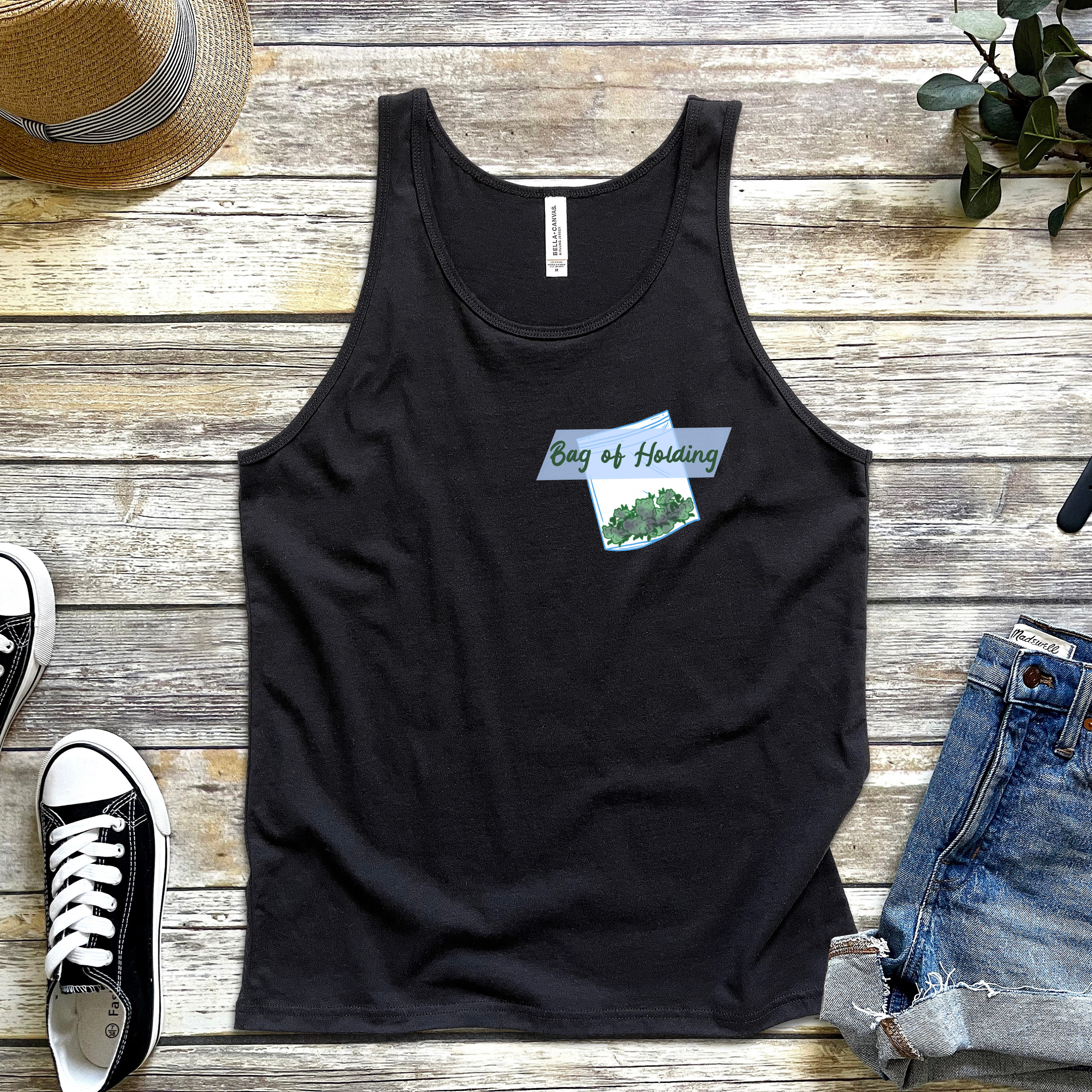 'Bag of Holding' unisex jersey tank product thumbnail image