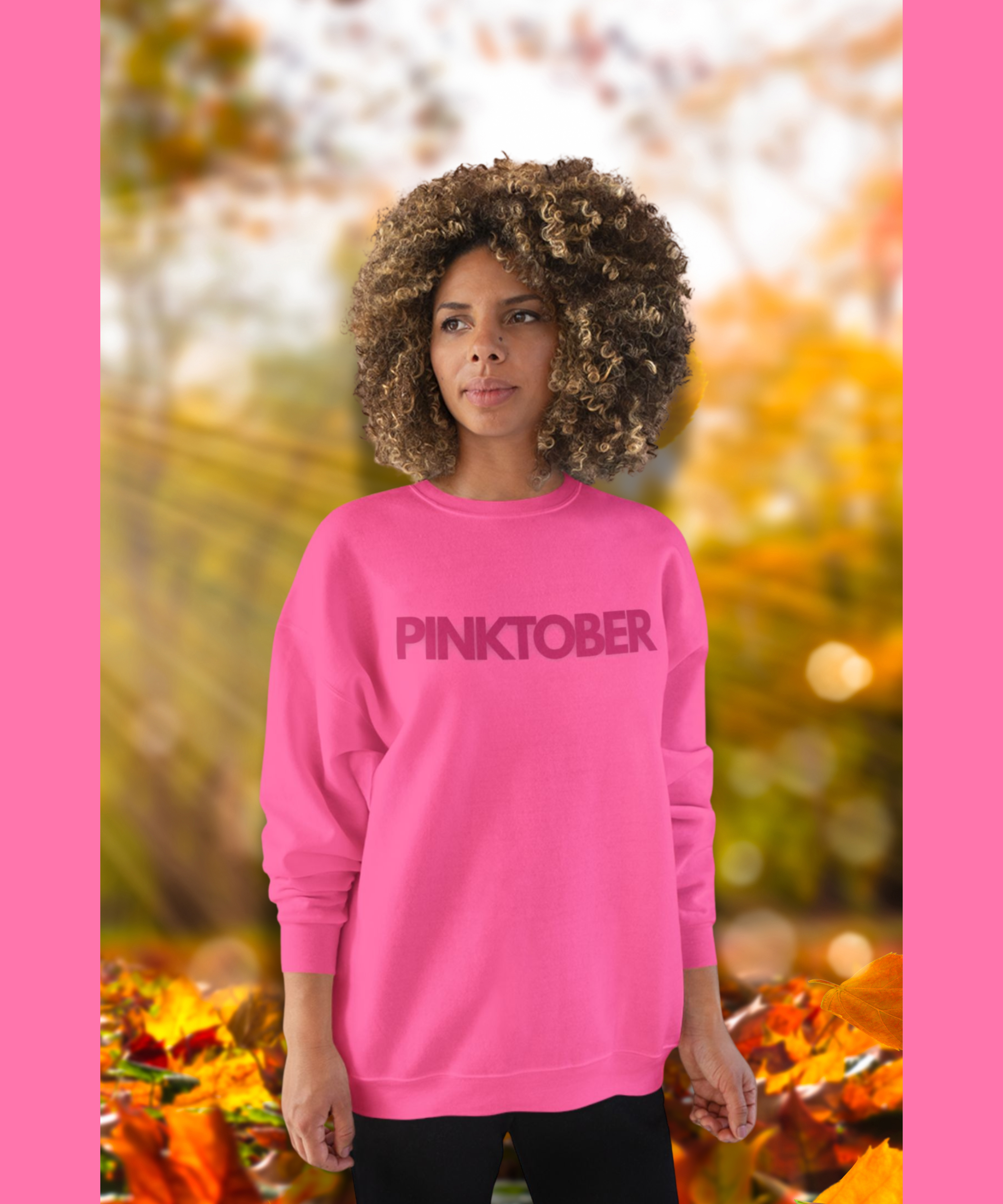 Pinktober Eco-Friendly Crewneck Sweatshirt product thumbnail image