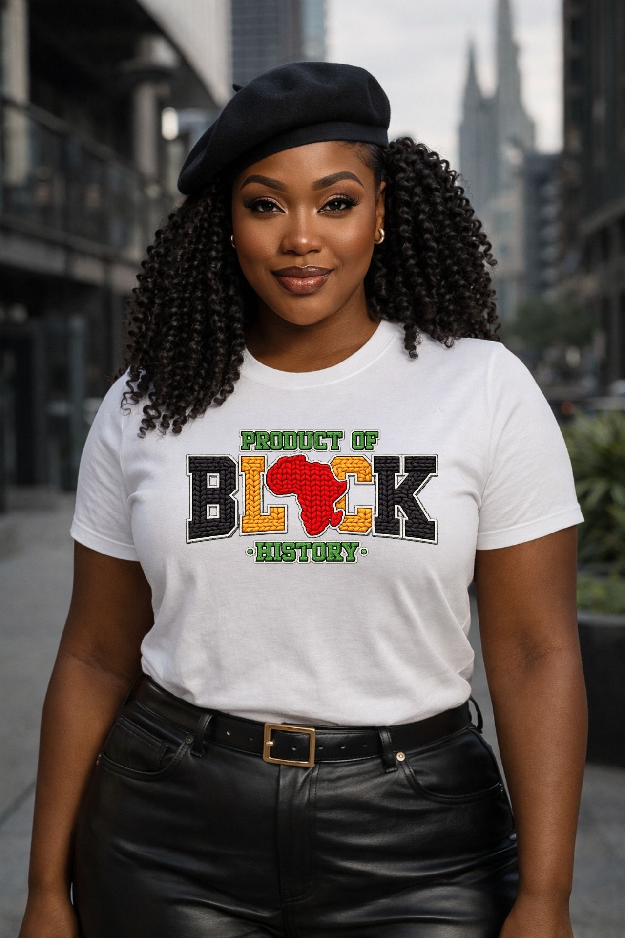 PRODUCT OF BLACK HISTORY TEE — Classic Unisex Jersey Short Sleeve T-Shirt product thumbnail image PRODUCT OF BLACK HISTORY TEE — Classic Unisex Jersey Short Sleeve T-Shirt product thumbnail image