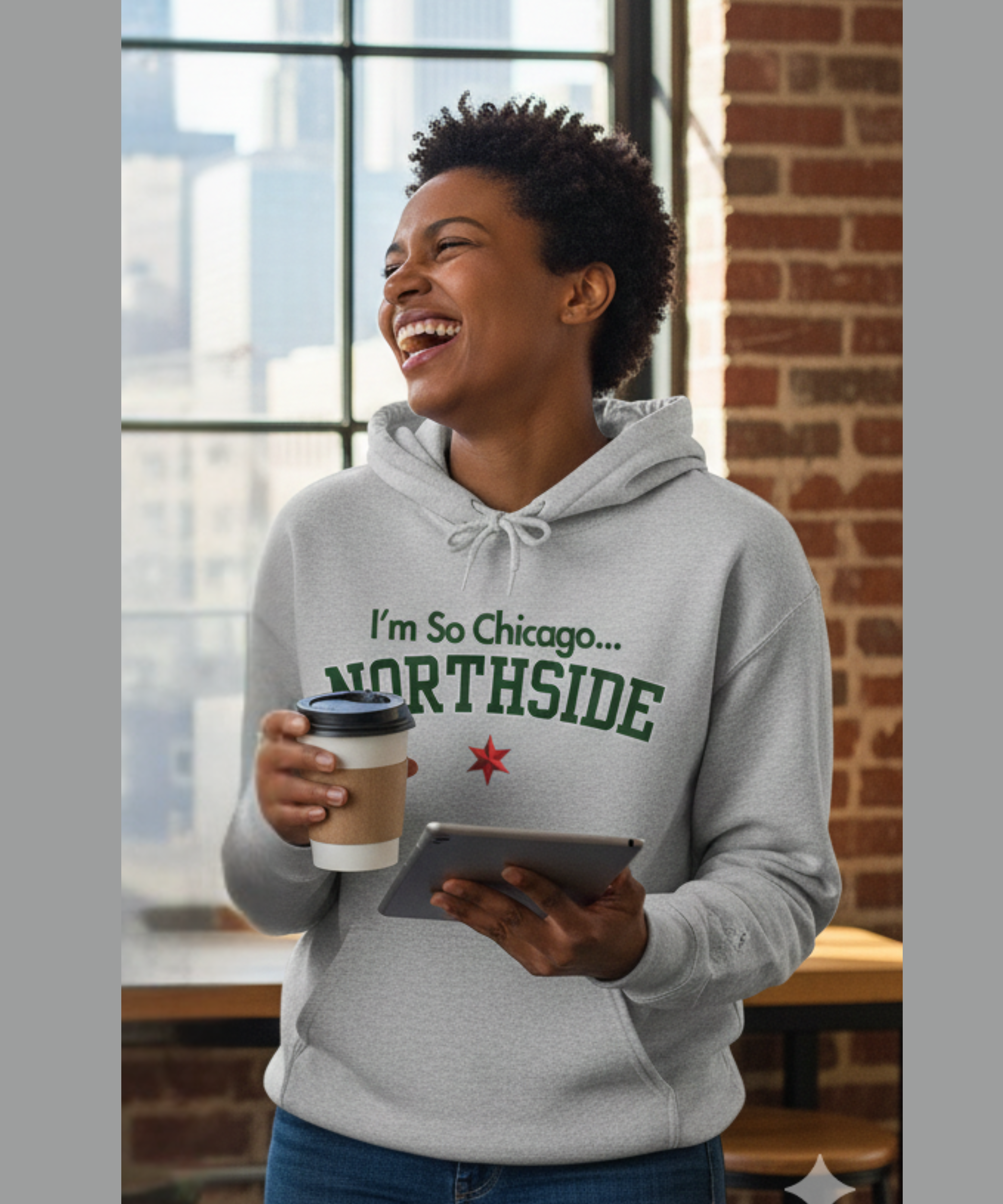 I’m So Chicago… Northside Premium Hoodie - The Chicago Collection product thumbnail image
