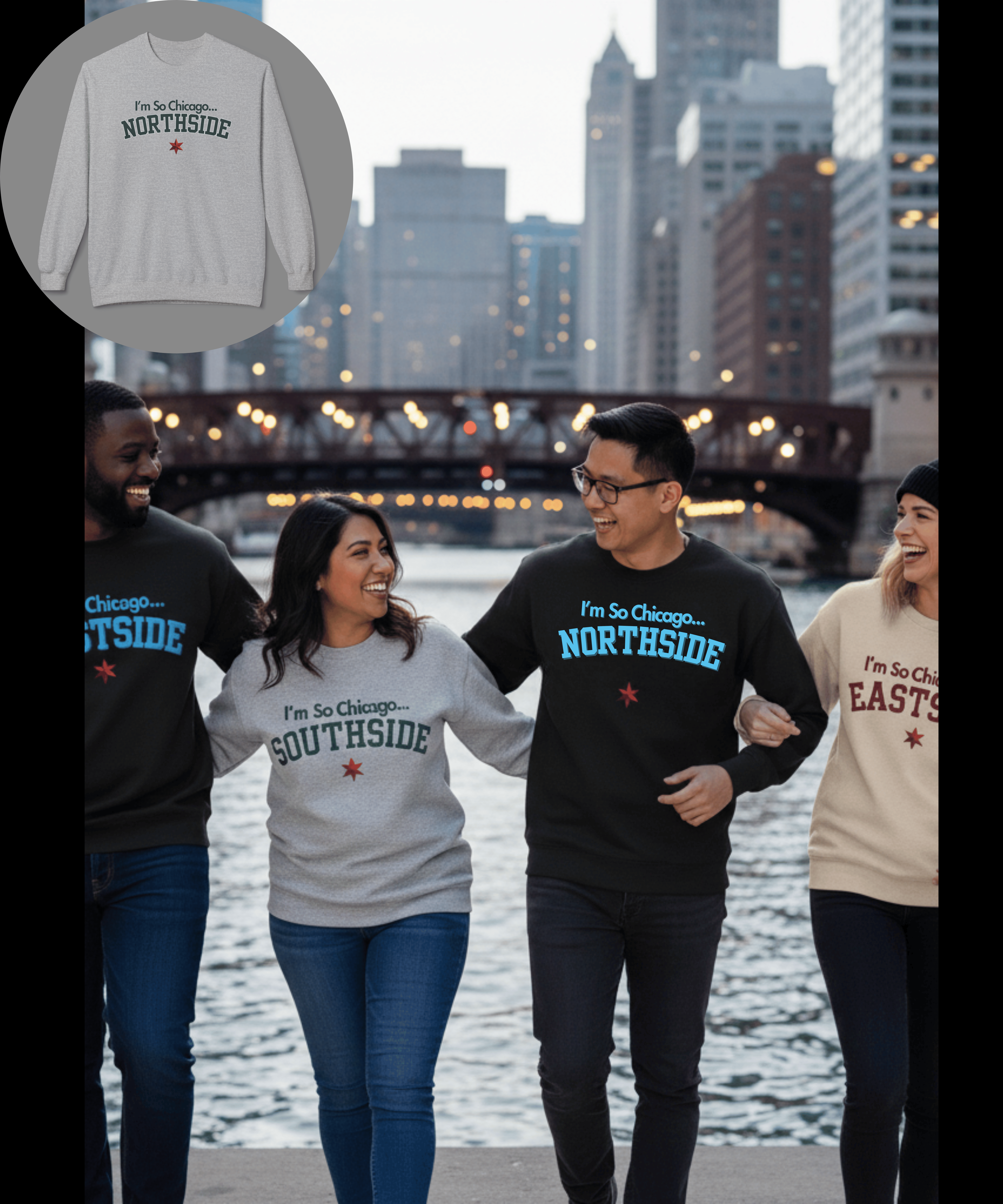 Northside: I’m So Chicago… Northside Heritage Sweatshirt – The Chicago Collection product thumbnail image Northside: I’m So Chicago… Northside Heritage Sweatshirt – The Chicago Collection product thumbnail image