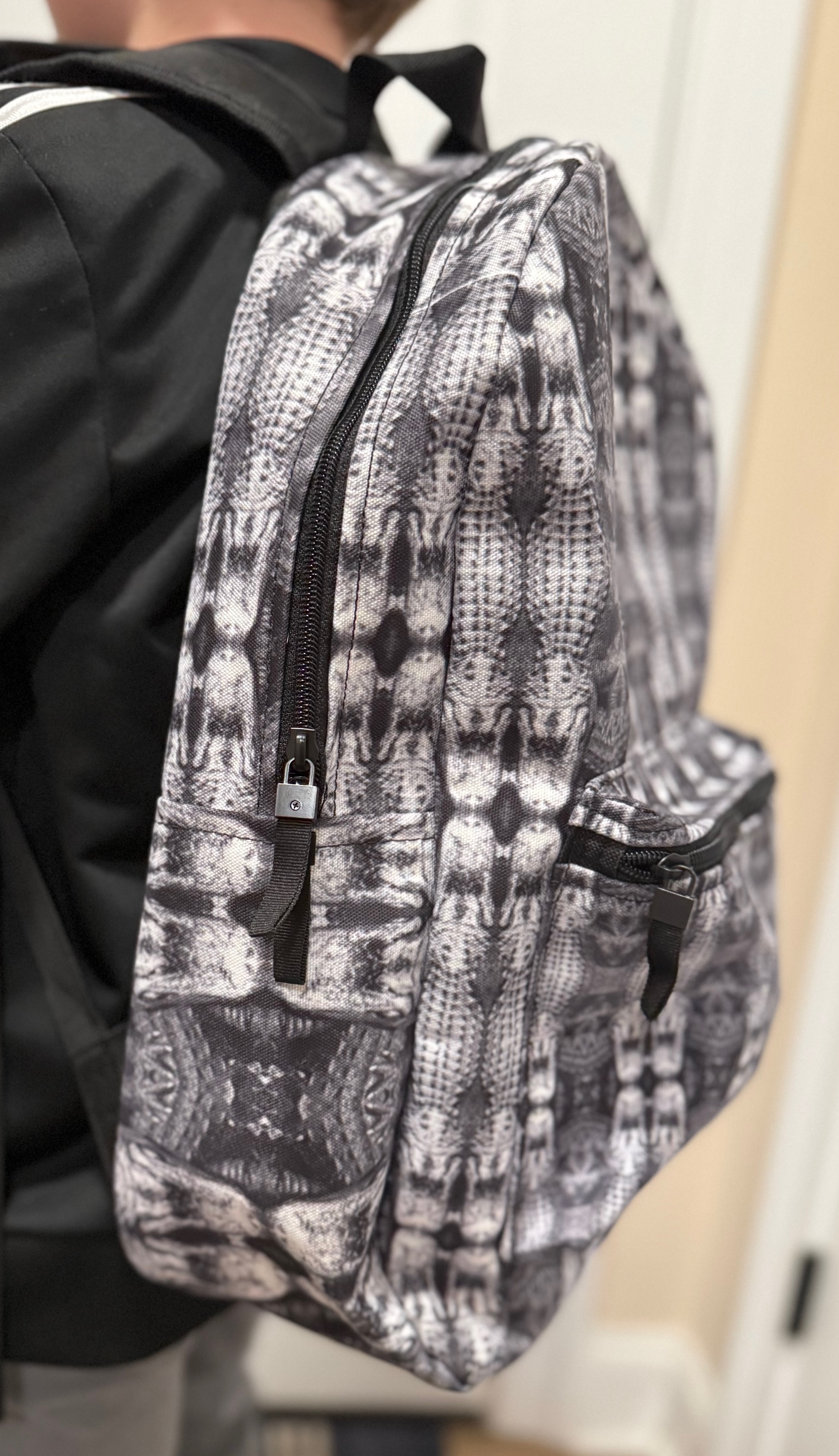 Alligator Patterned Backpack product thumbnail image Alligator Patterned Backpack product thumbnail image