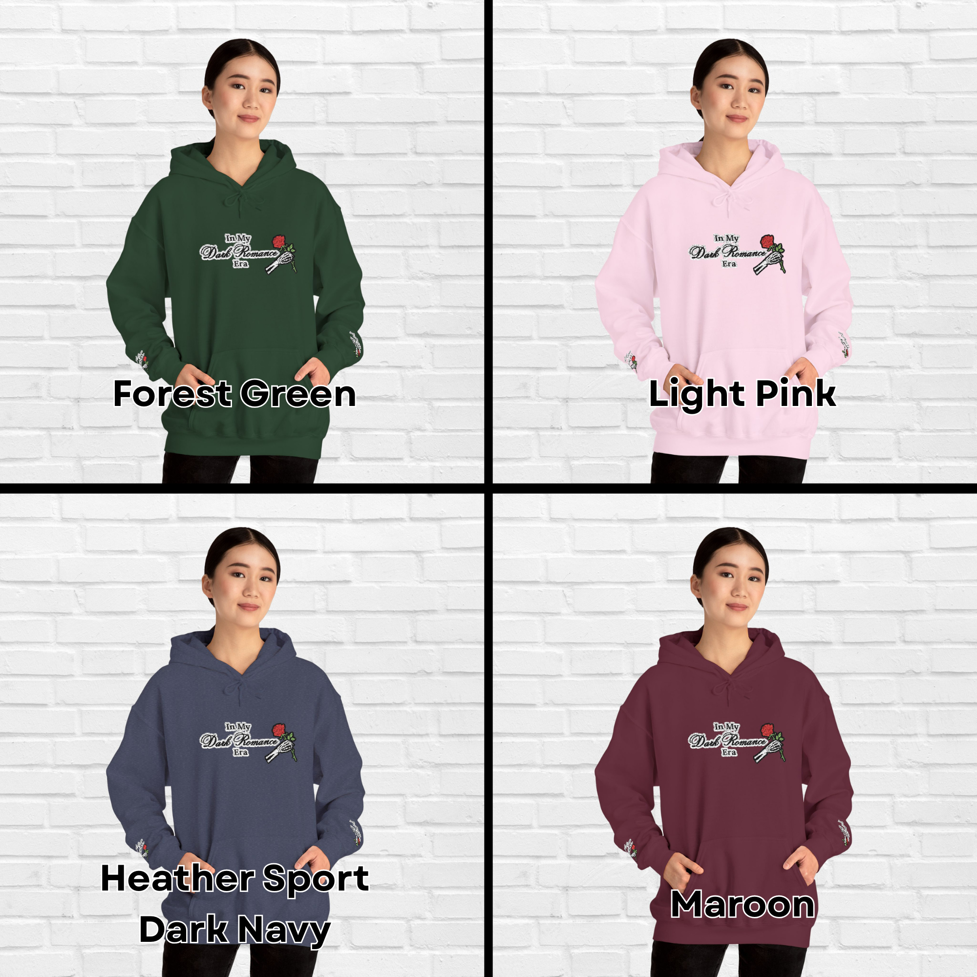 In My Dark Romance Era - Embroidered Hoodie