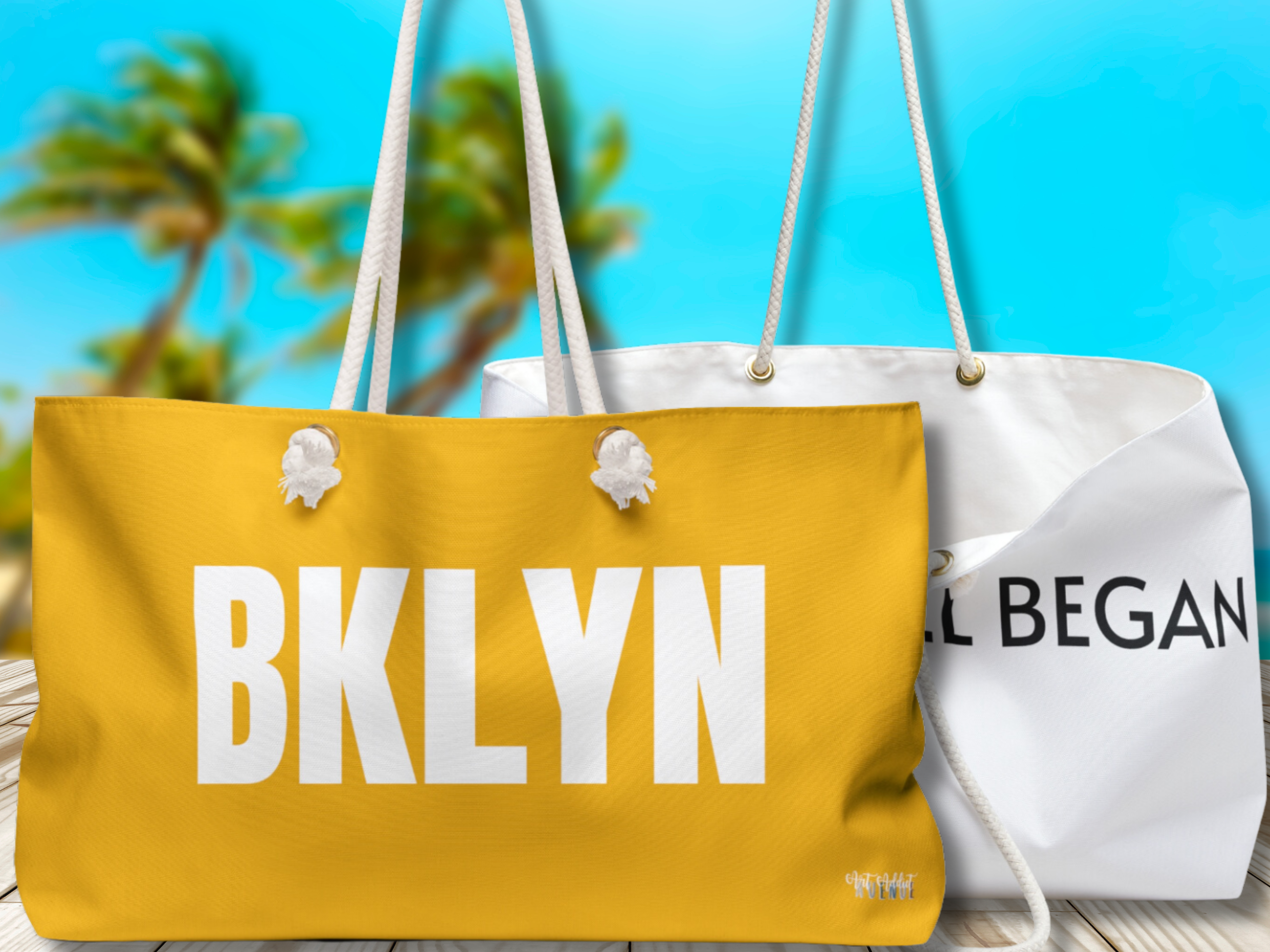 BKLYN BEGAN Bag (WHT)  product thumbnail image