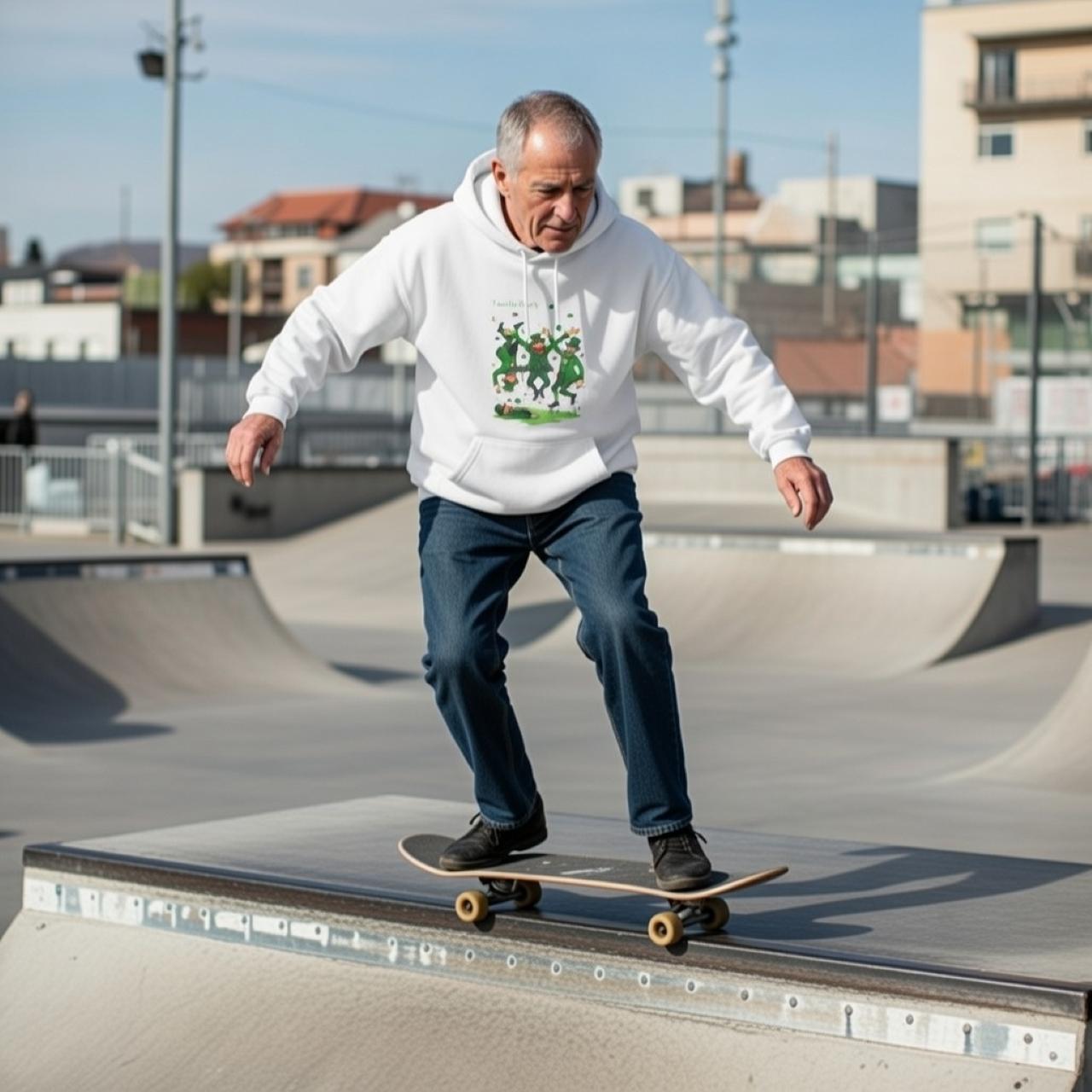 Leprechaun Time To Party Celebration Hoodie – St. Patrick’s Day Irish Graphic Hoodie product thumbnail image