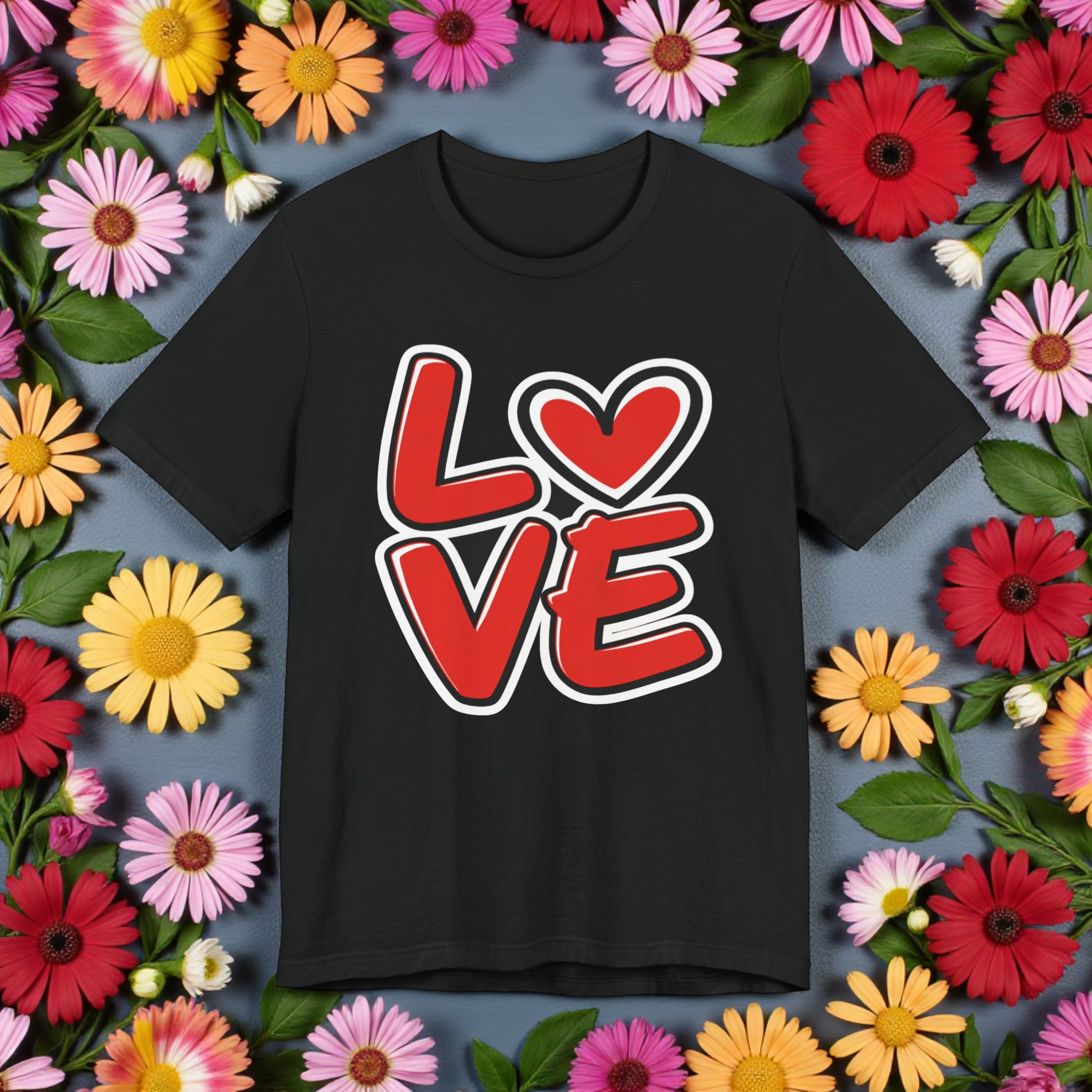 Love Heart Graphic T-Shirt product thumbnail image