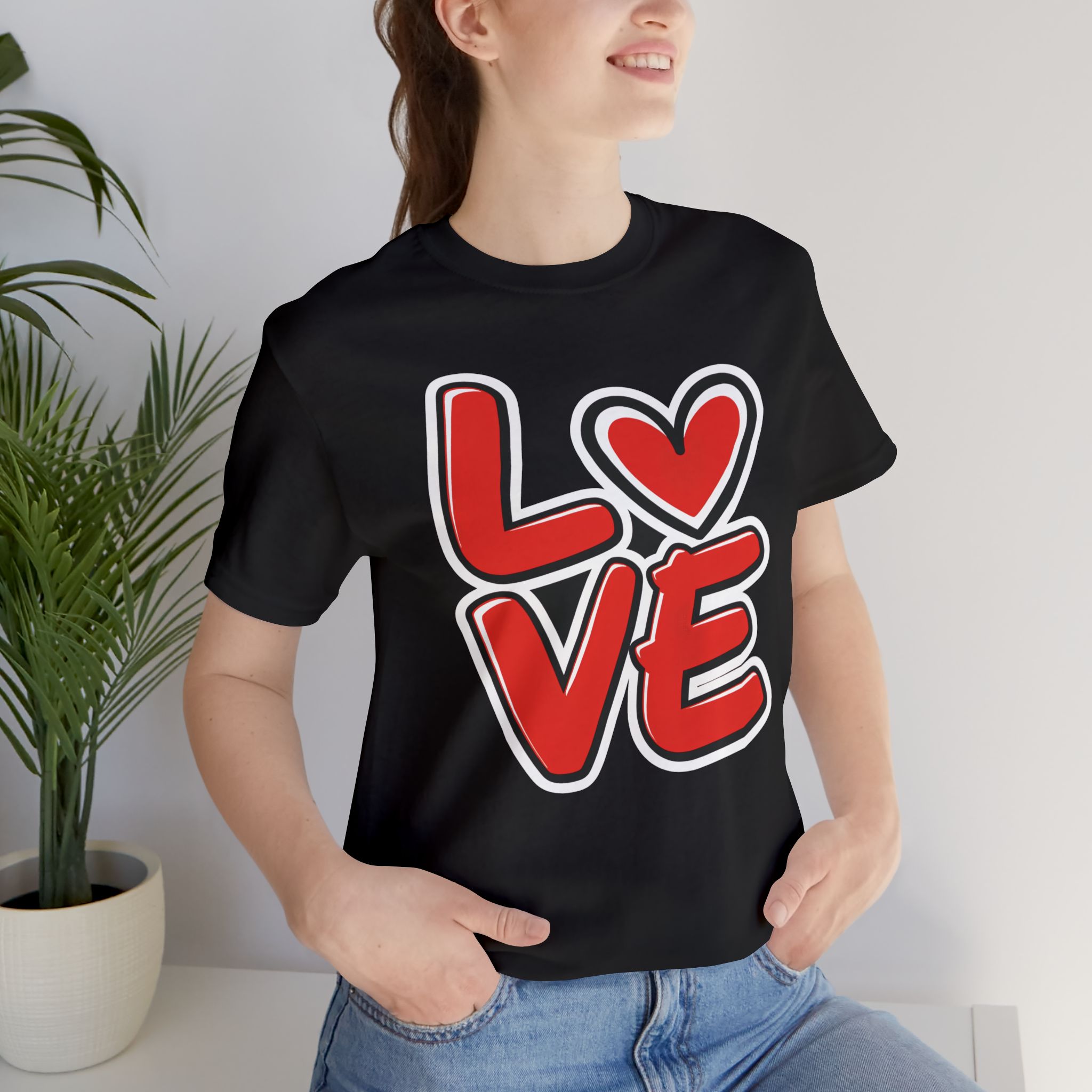 Love Heart Graphic T-Shirt product thumbnail image