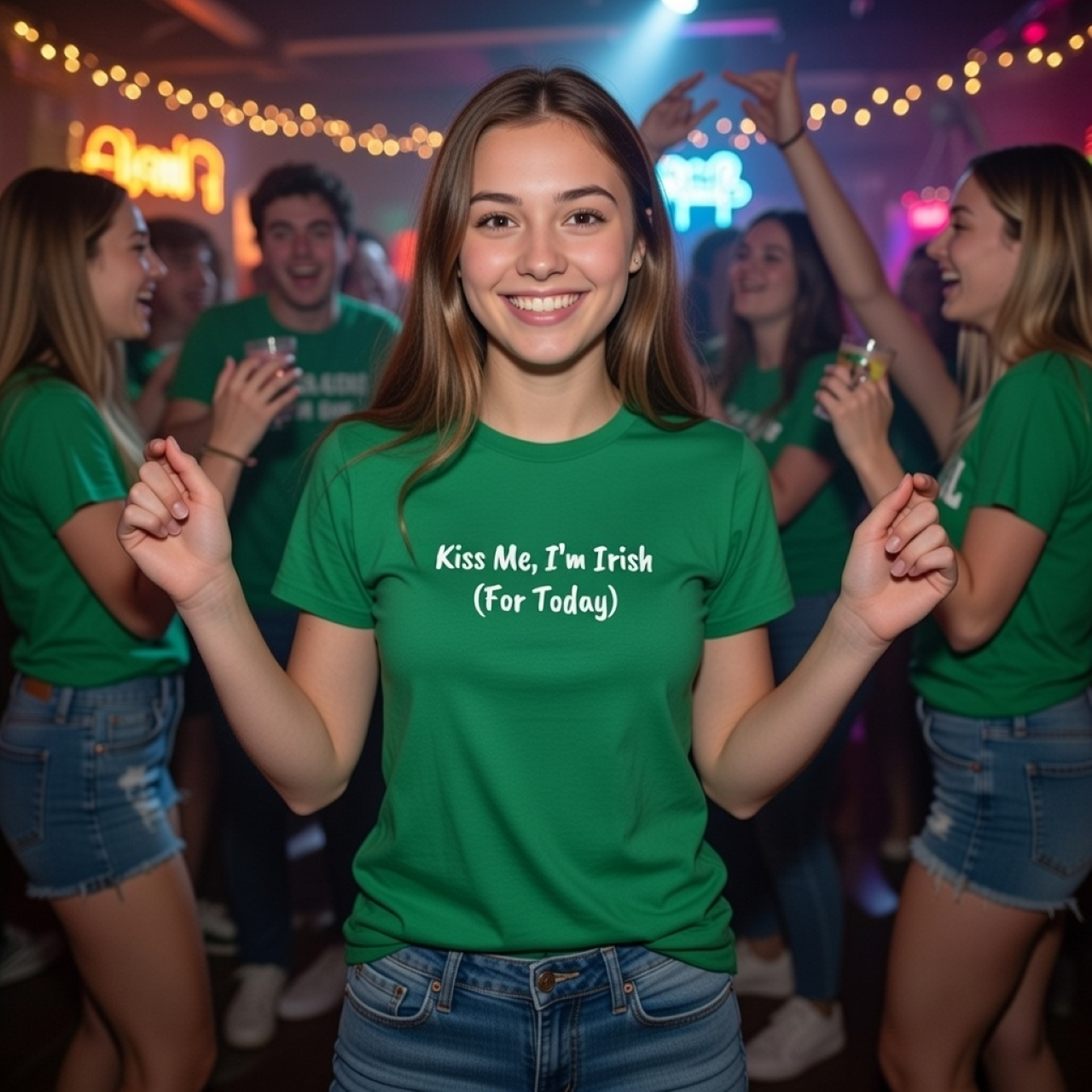 Kiss Me, I’m Irish (For Today) – Funny St. Patrick’s Day Shirt product thumbnail image