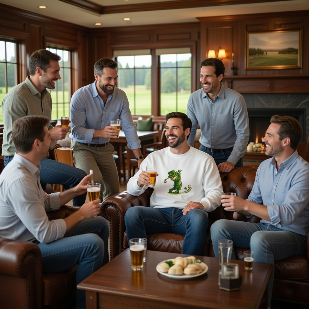 Lucky Golf Sweatshirt – Rugged St. Patrick’s Day Crewneck product thumbnail image Lucky Golf Sweatshirt – Rugged St. Patrick’s Day Crewneck product thumbnail image
