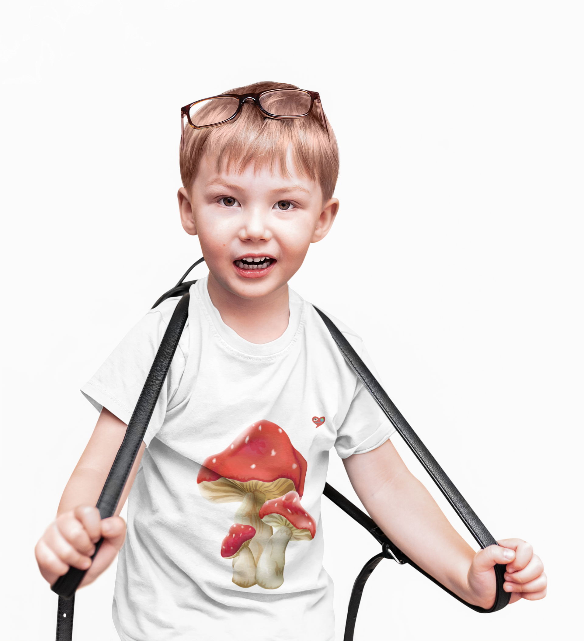 Kids Mushroom Tee — Cute Red Toadstool Graphic Shirt product thumbnail image Kids Mushroom Tee — Cute Red Toadstool Graphic Shirt product thumbnail image