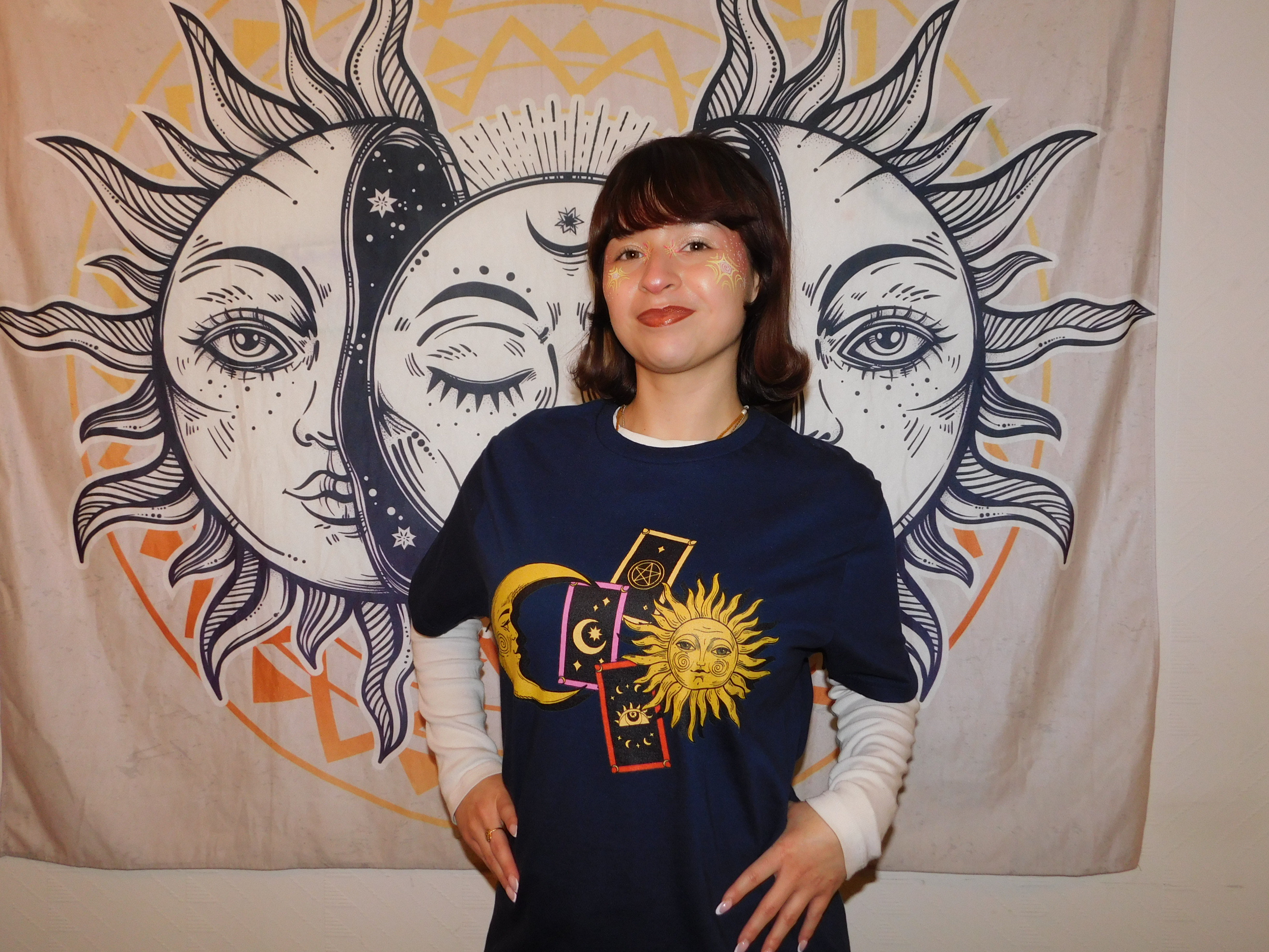 Sun &amp; Moon Tarot With Izzy T-Shirt  product thumbnail image