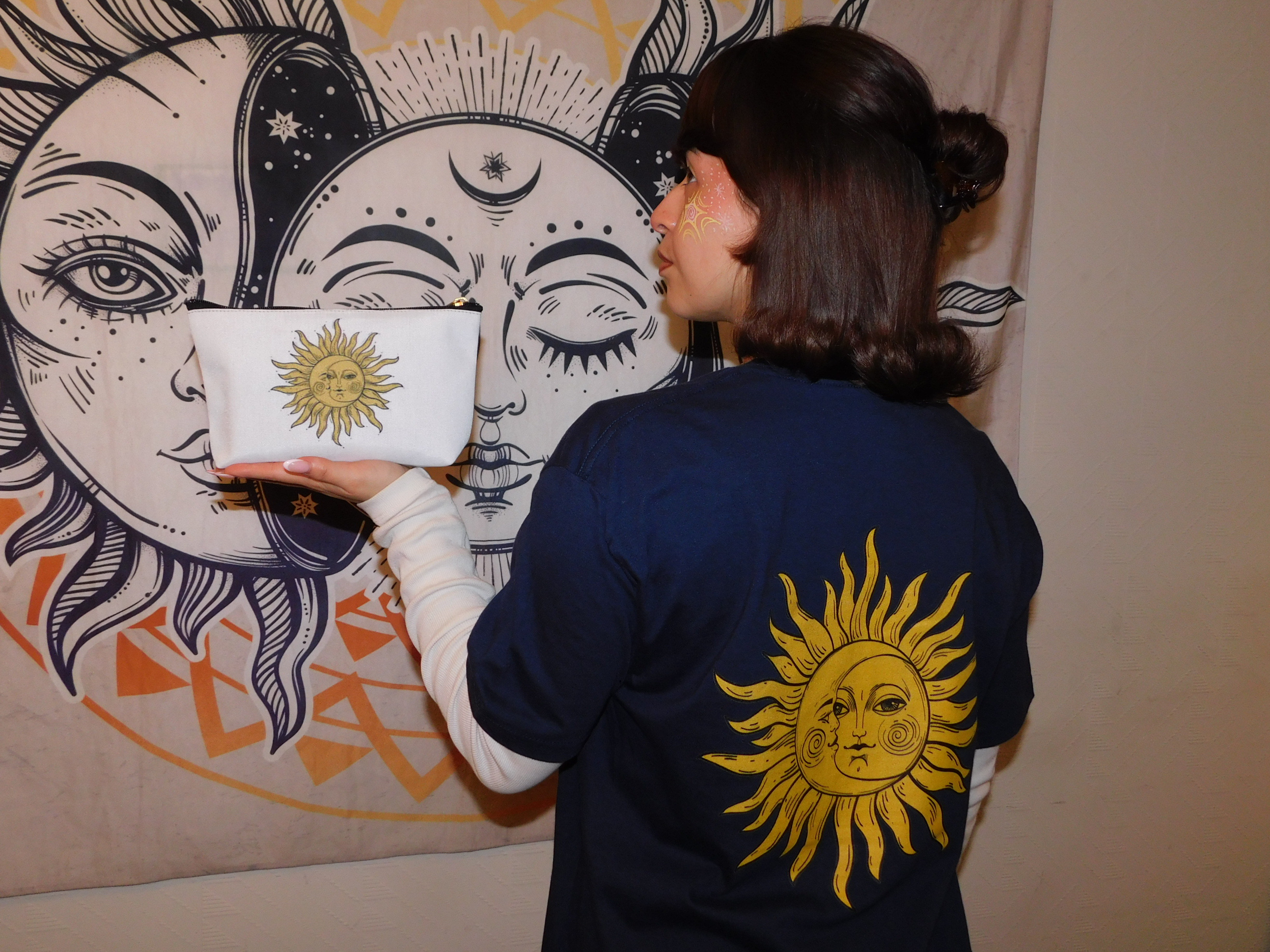 Sun & Moon Tarot With Izzy T-Shirt product thumbnail image Sun & Moon Tarot With Izzy T-Shirt product thumbnail image