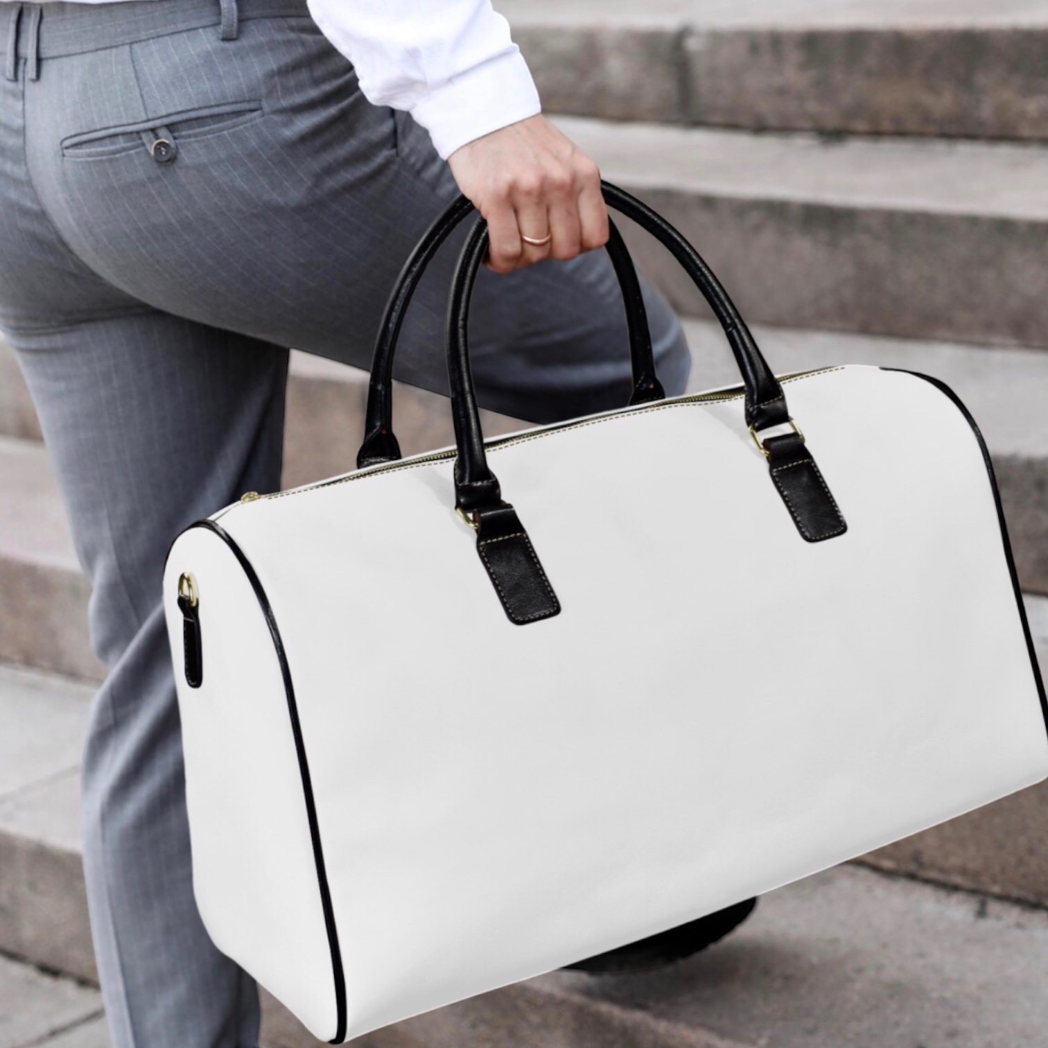 Bee Honeycomb Travel Bag — Vintage Apiary Duffel for Beekeepers &amp; Nature Lovers product thumbnail image