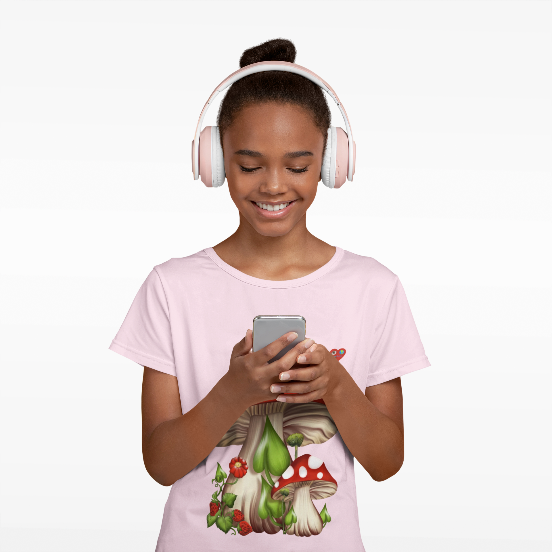 Kids Mushroom Tee — Cute Red Toadstool Graphic Shirt product thumbnail image