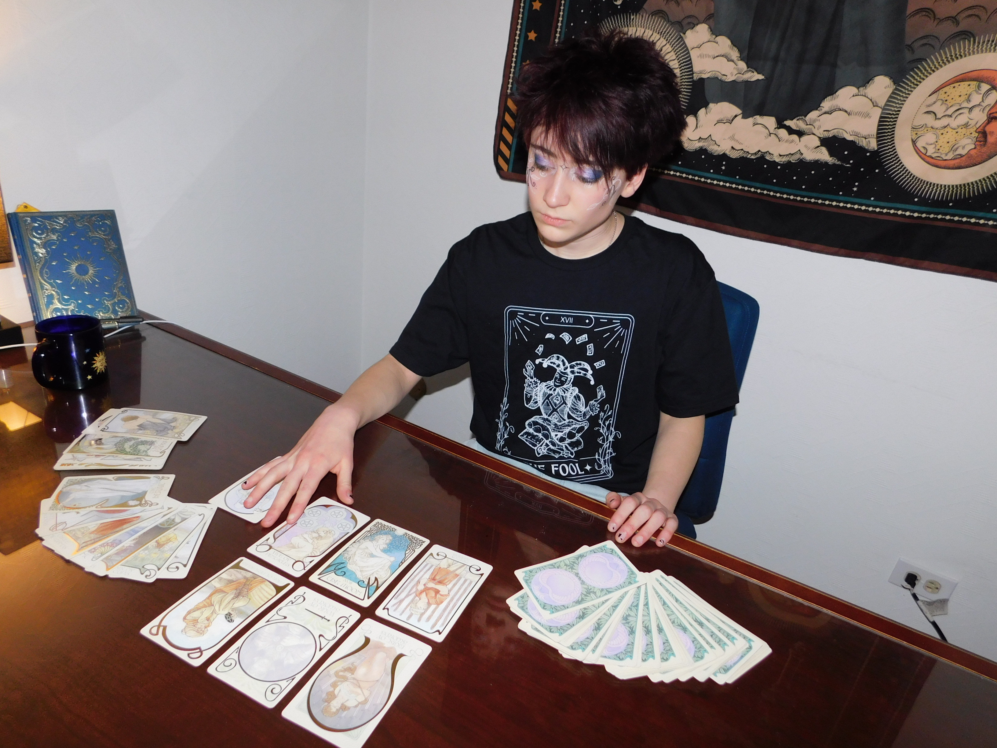 The Fool Tarot Card T-Shirt product thumbnail image The Fool Tarot Card T-Shirt product thumbnail image