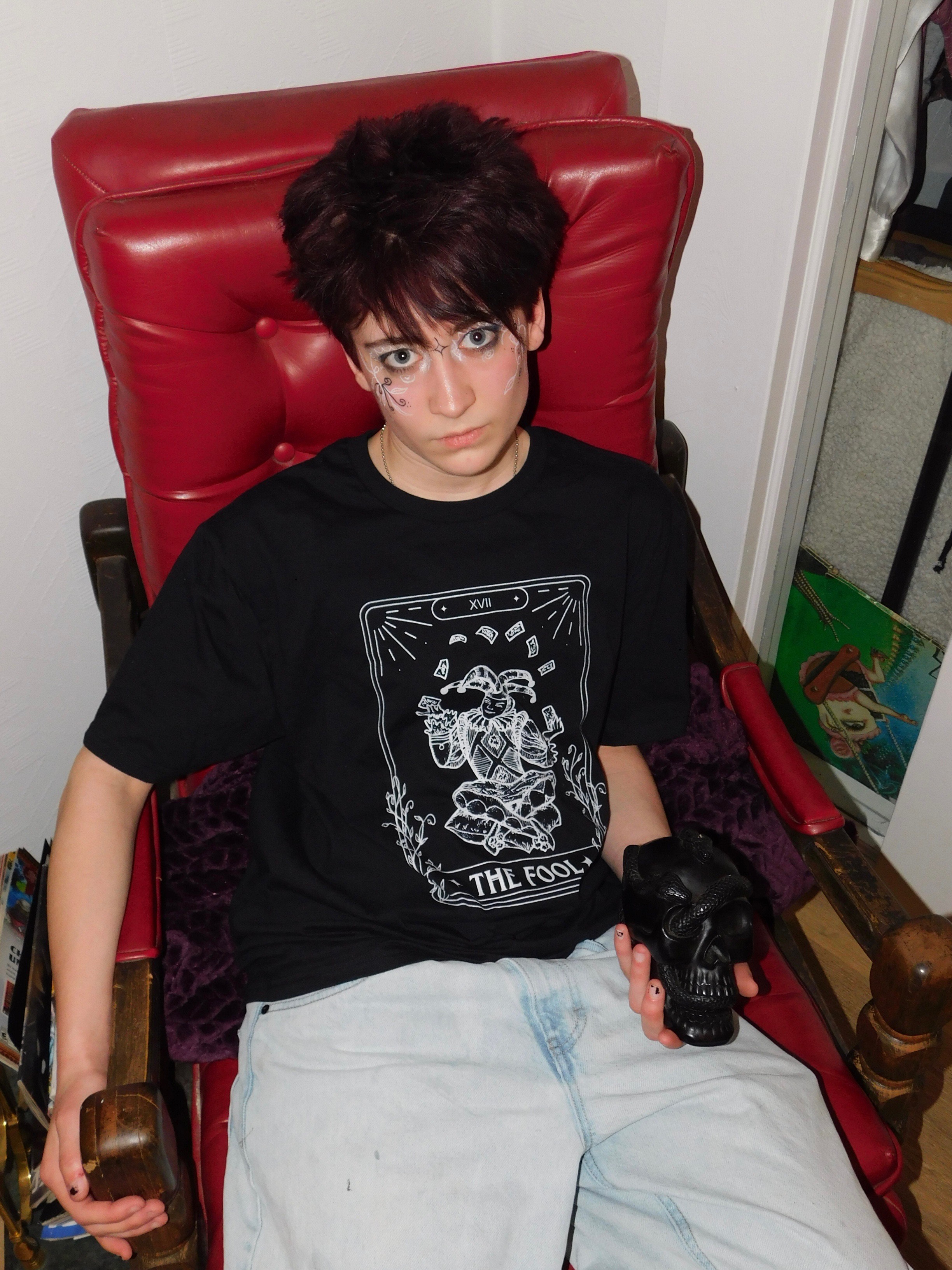 The Fool Tarot Card T-Shirt product thumbnail image The Fool Tarot Card T-Shirt product thumbnail image