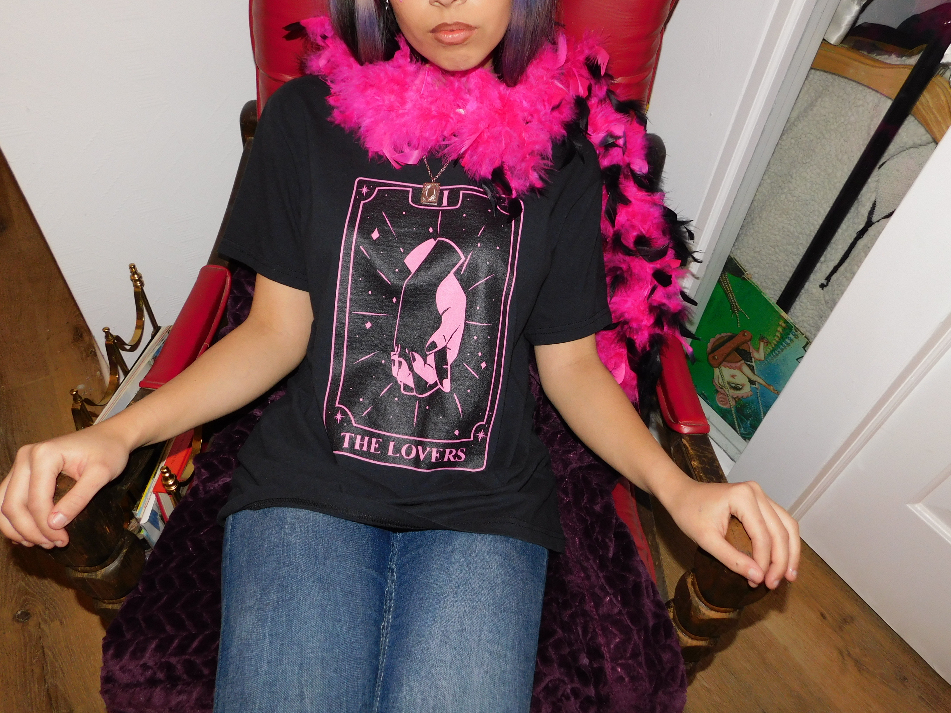 The Lovers Card T-Shirt product thumbnail image