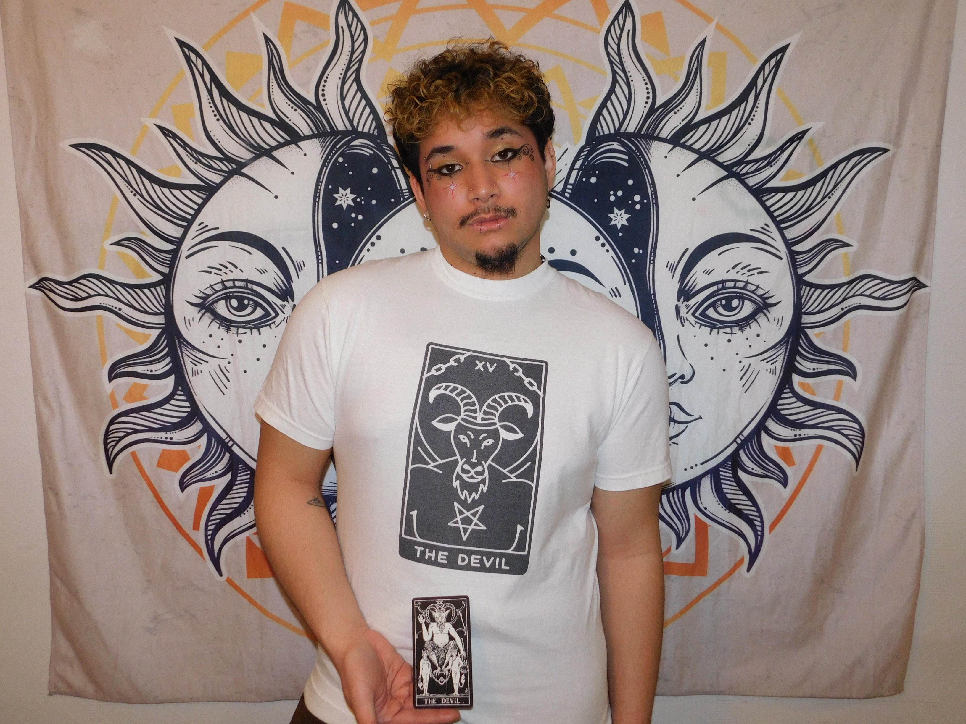 El Diablo Tarot Card T-Shirt product thumbnail image El Diablo Tarot Card T-Shirt product thumbnail image