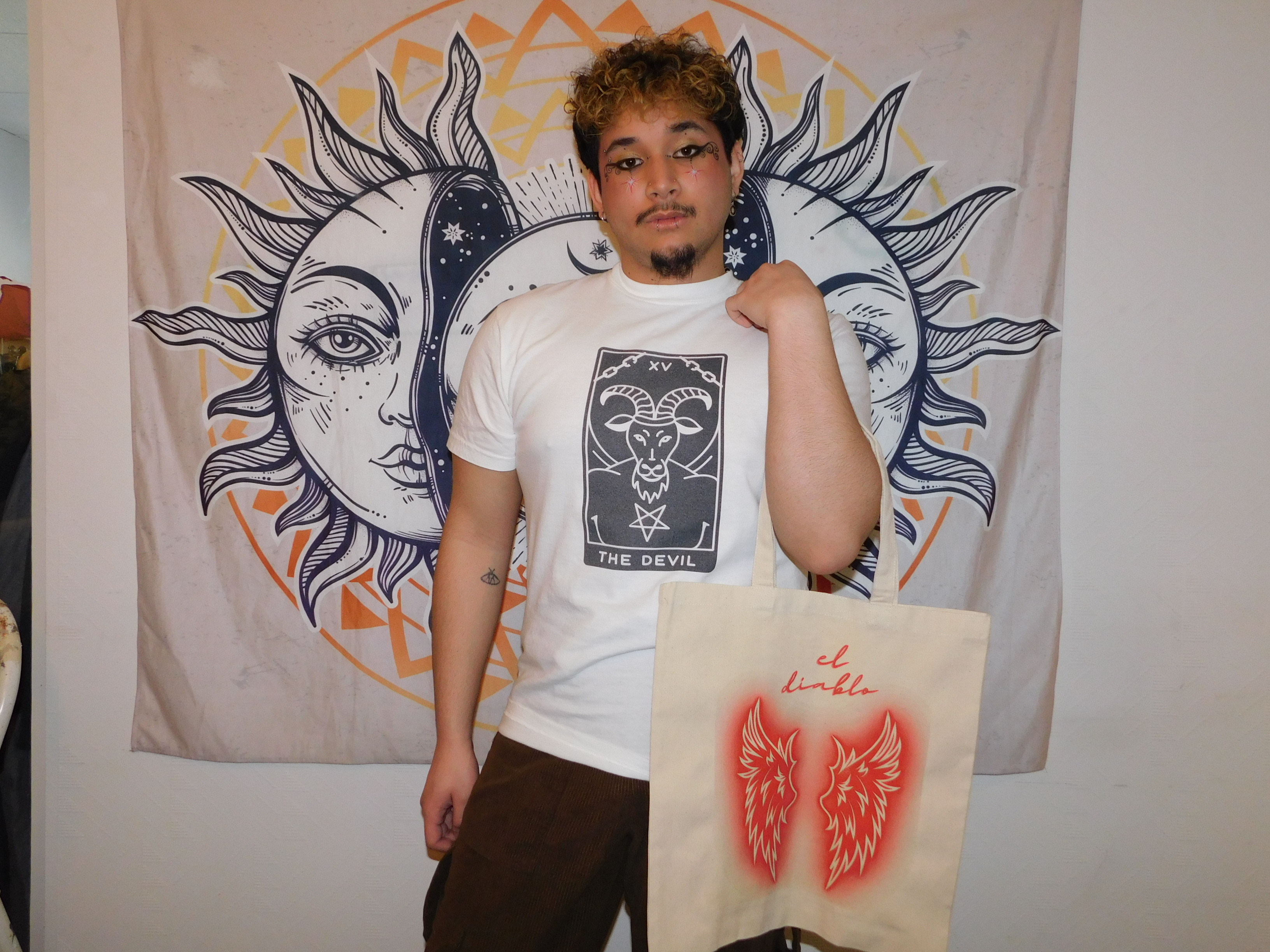  El Diablo Tarot Card T-Shirt  product thumbnail image