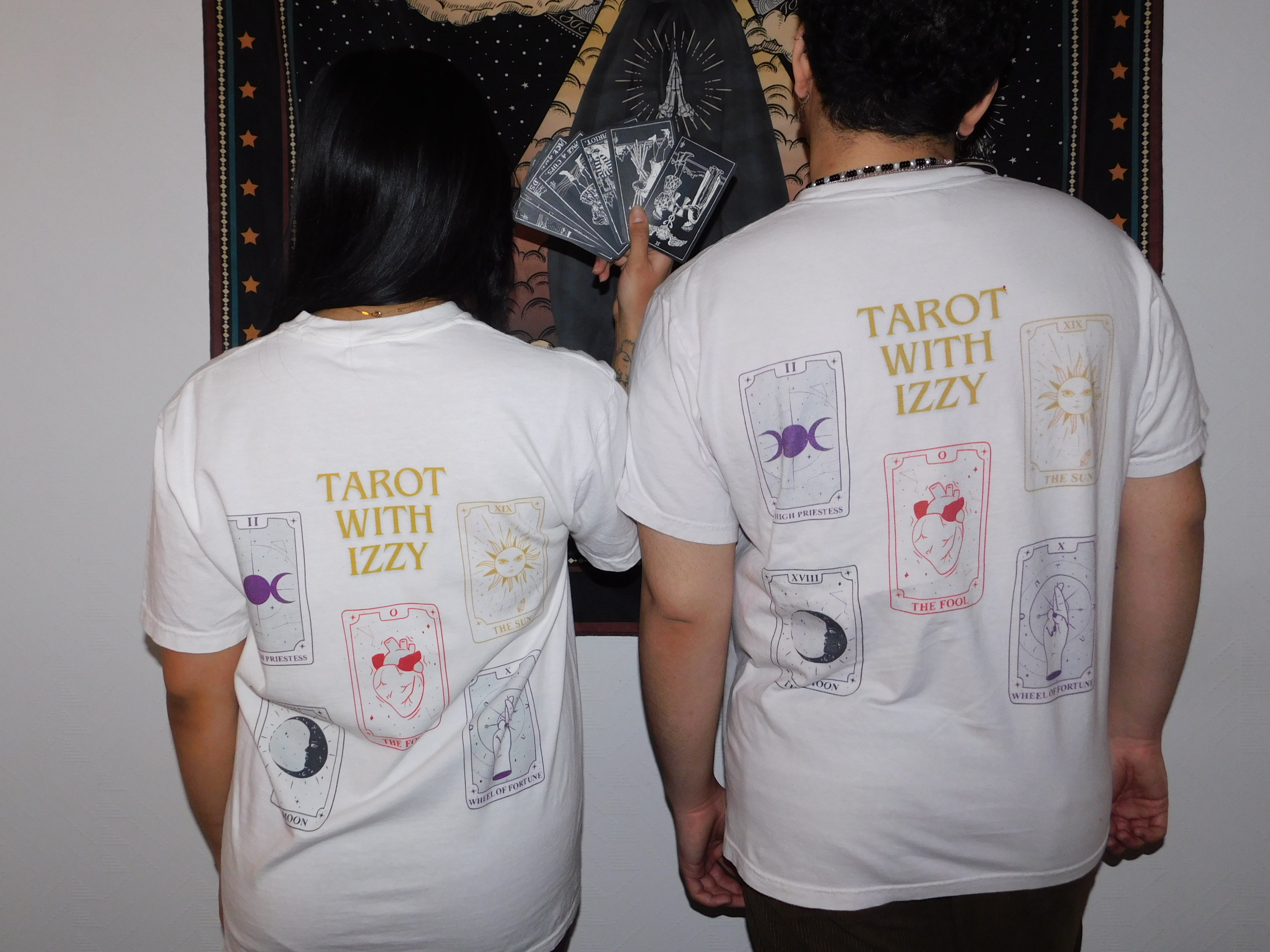 Angel Tarot with Izzy T-Shirt product thumbnail image Angel Tarot with Izzy T-Shirt product thumbnail image