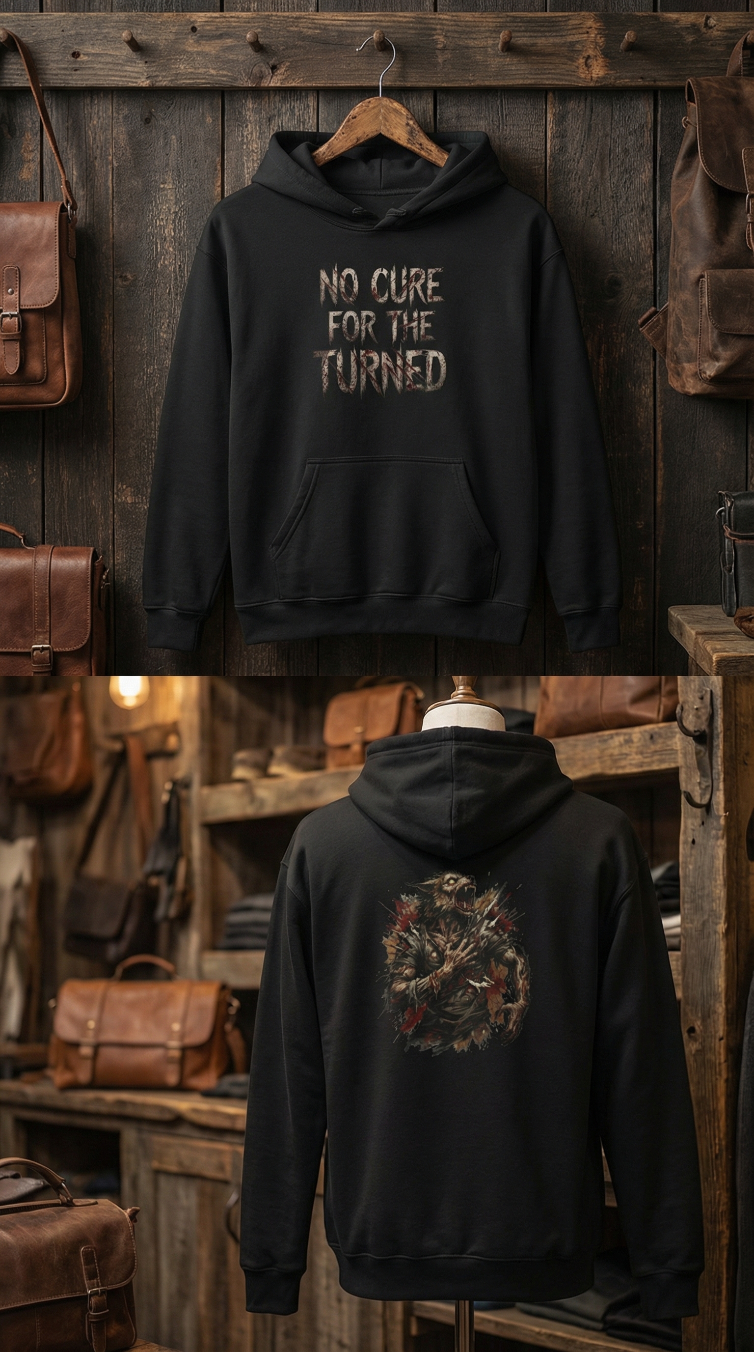 No Cure For The Turned Hoodie product thumbnail image No Cure For The Turned Hoodie product thumbnail image